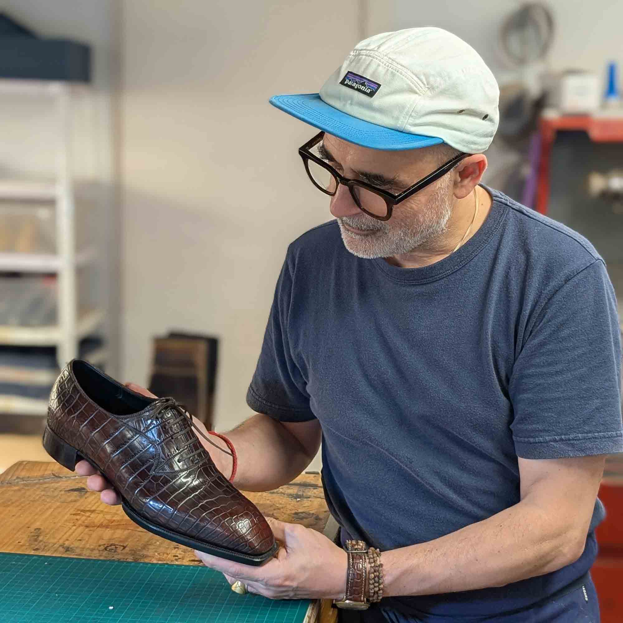 1202 Collection - Handmade Rodriguez Crocodile Adelaide Oxford