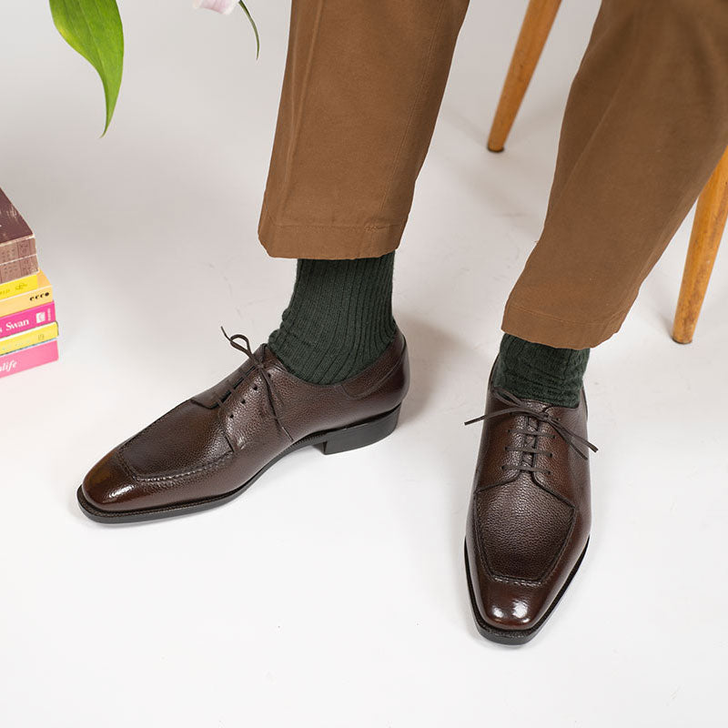 Tete Moc Toe Derby by Norman Vilalta Goodyear-welted shoes in Barcelona, Spain