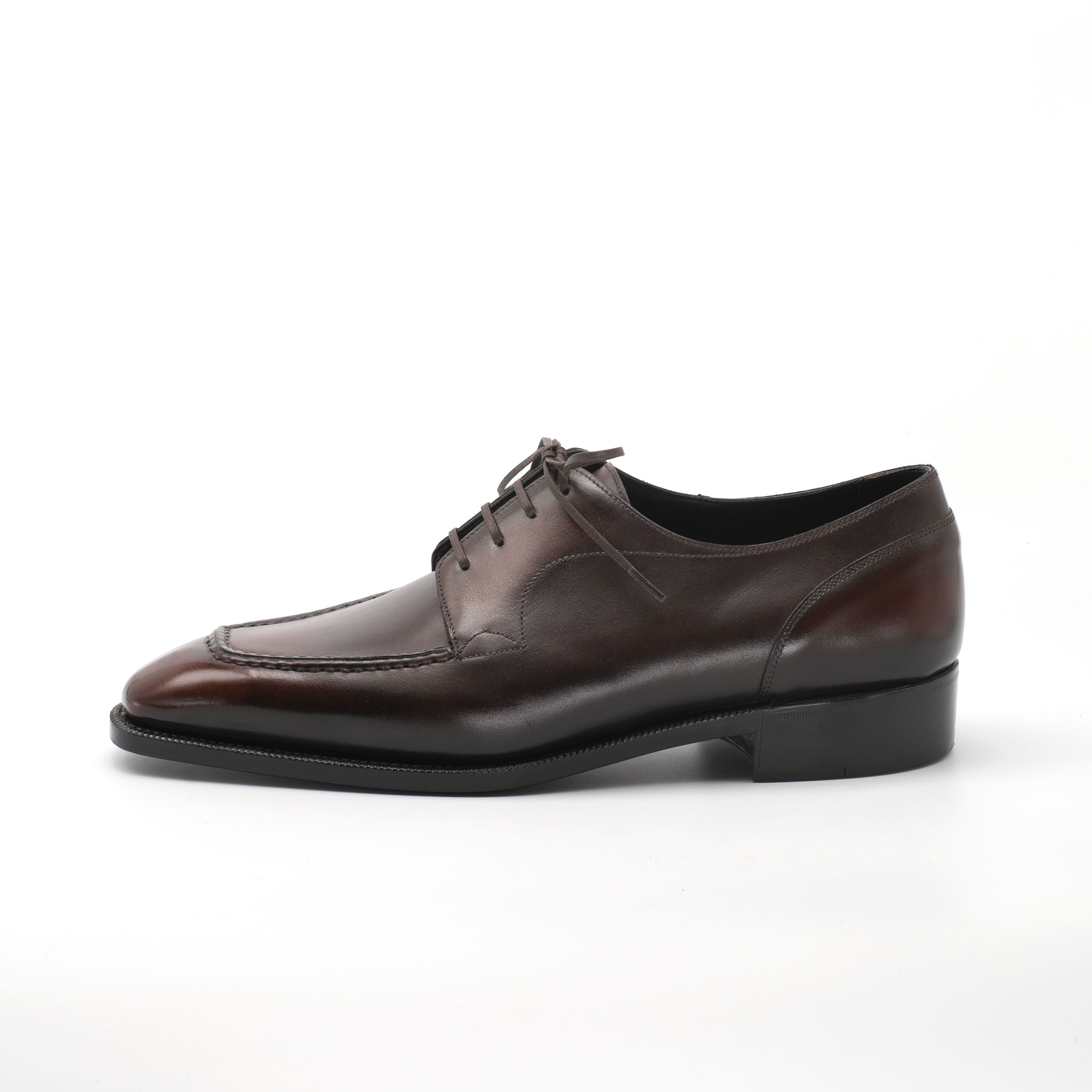 Tete Moc Toe Derby - Espresso Handmade Patina