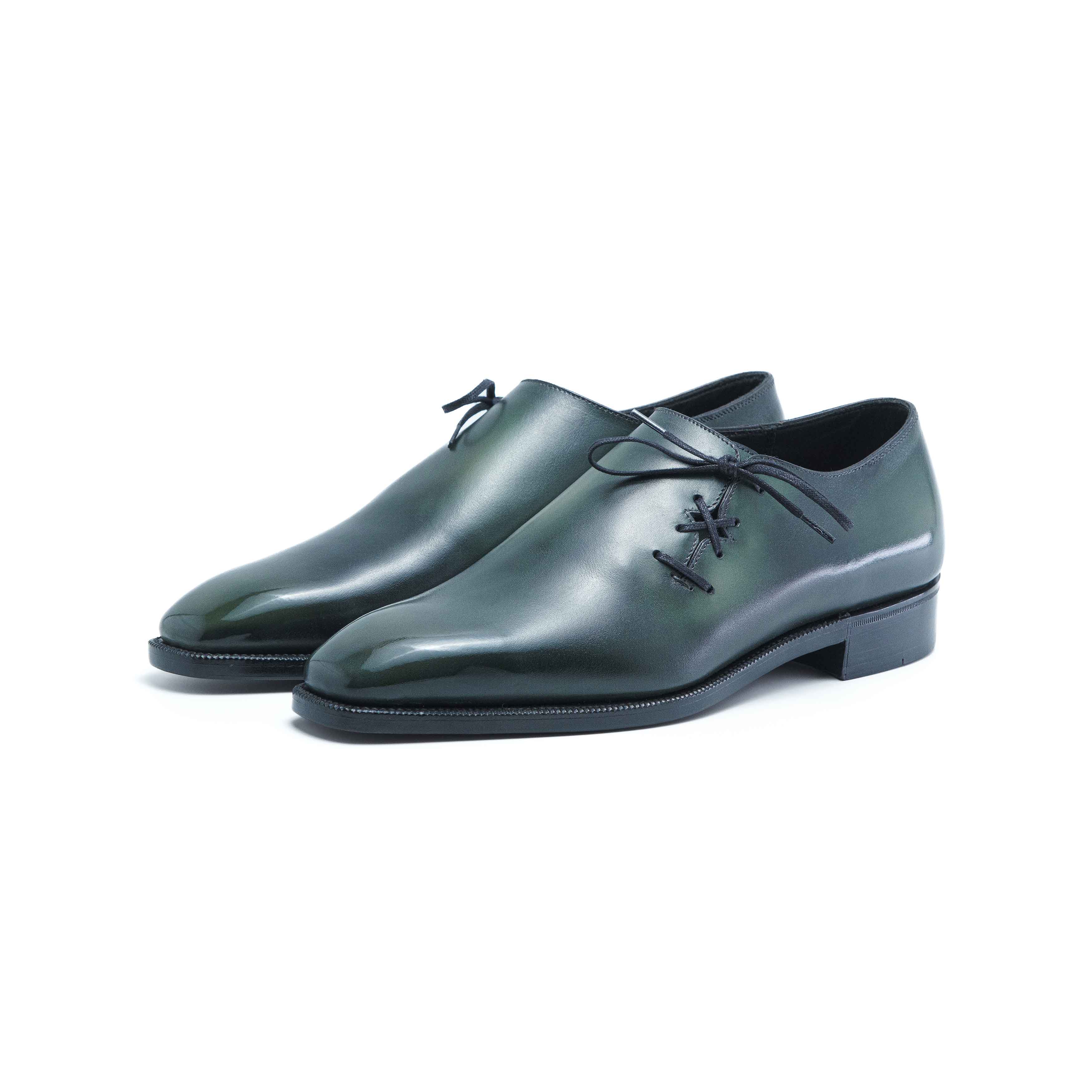 Wholecut Oxford Shoe - Antique Jade