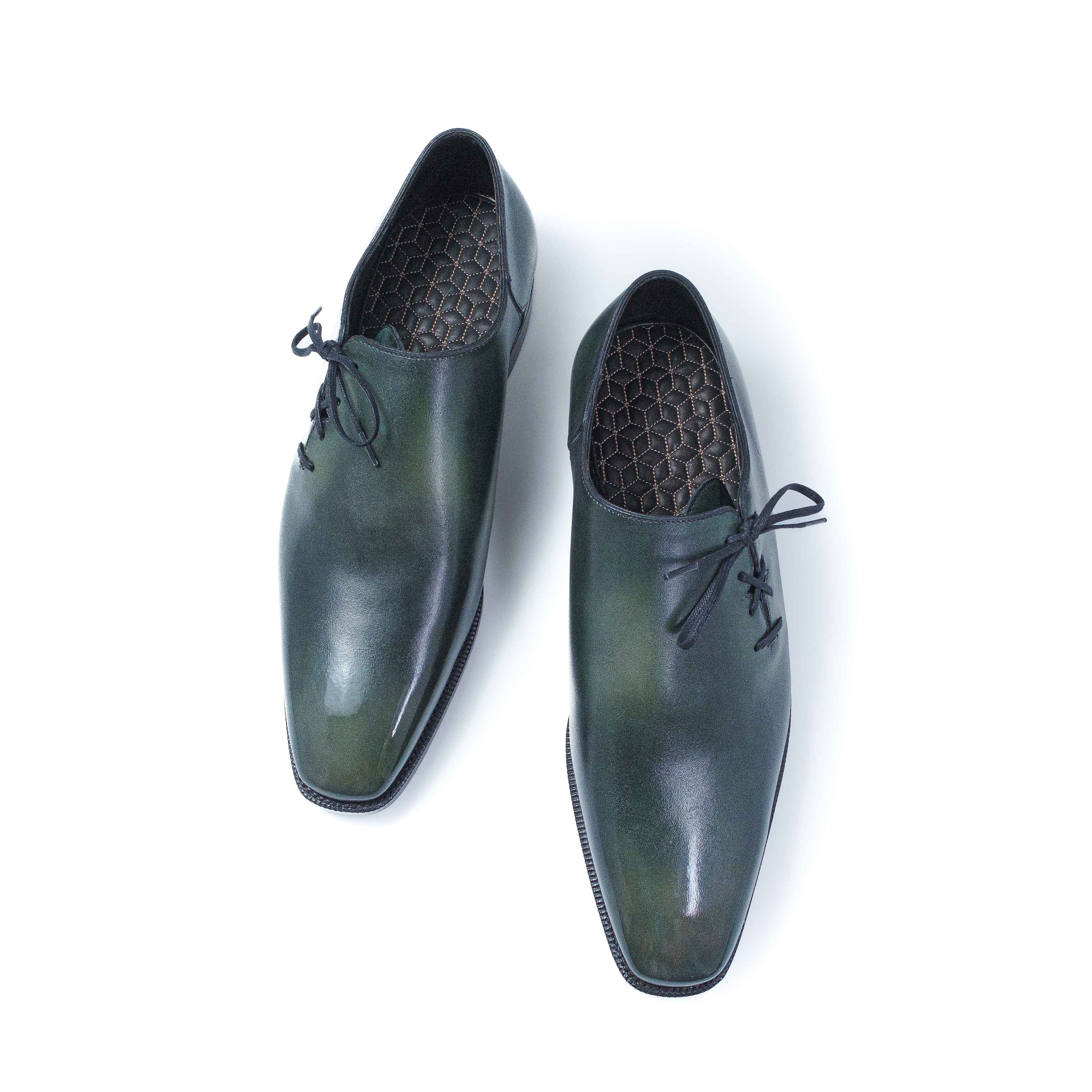 Wholecut Oxford Shoe - Antique Jade