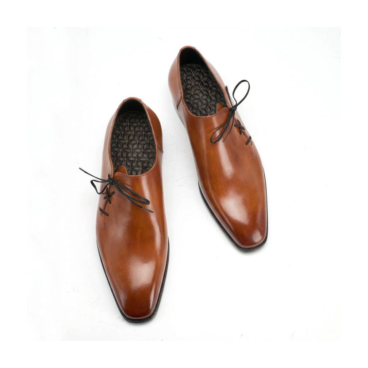 Wholecut Oxford Shoe - Cognac