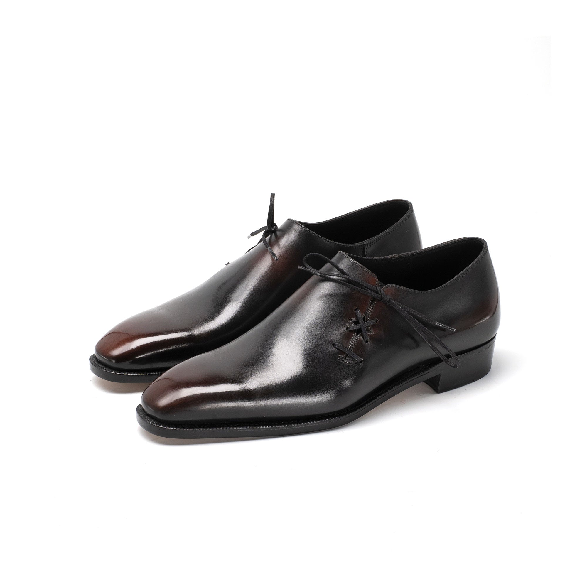 Wholecut Oxford Shoe - Espresso Patina