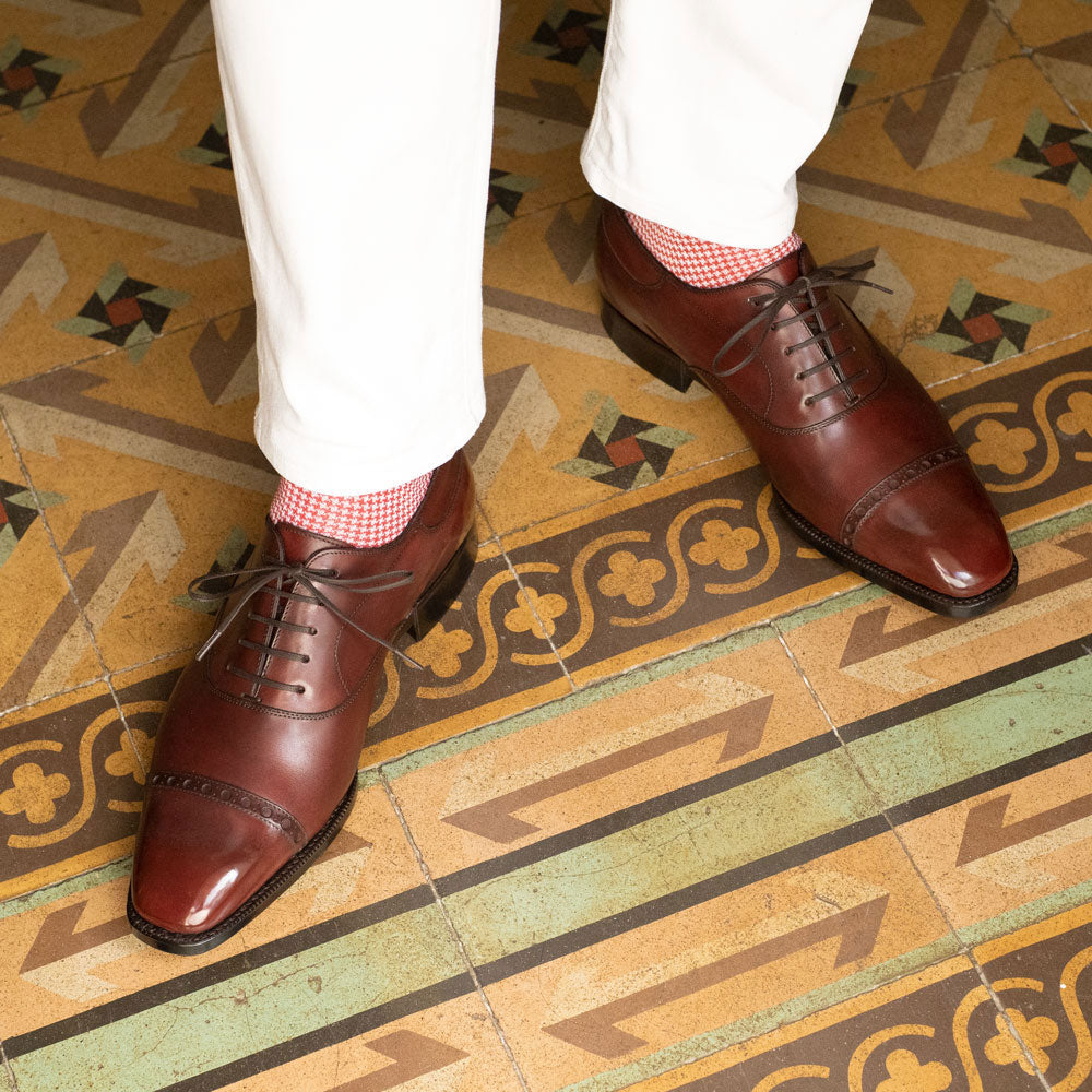 Mario Cap Toe Oxford Shoe by Norman Vilalta Men's Goodyear-welted Shoes in Barcelona, Spain