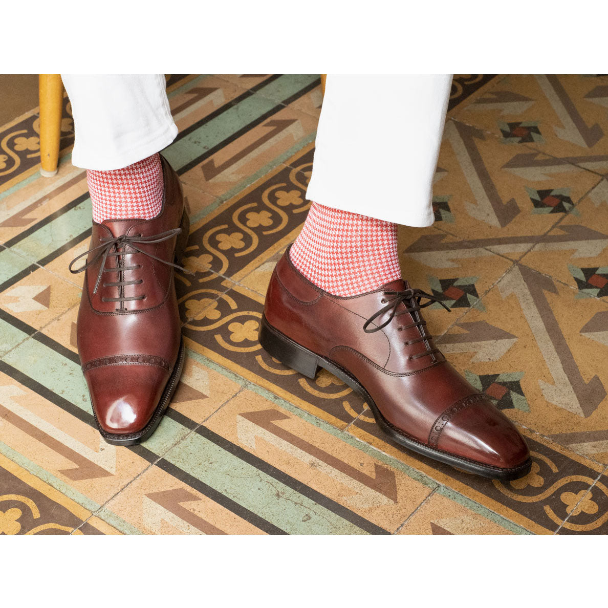Mario Cap Toe Oxford Shoe by Norman Vilalta Men's Goodyear-welted Shoes in Barcelona, Spain