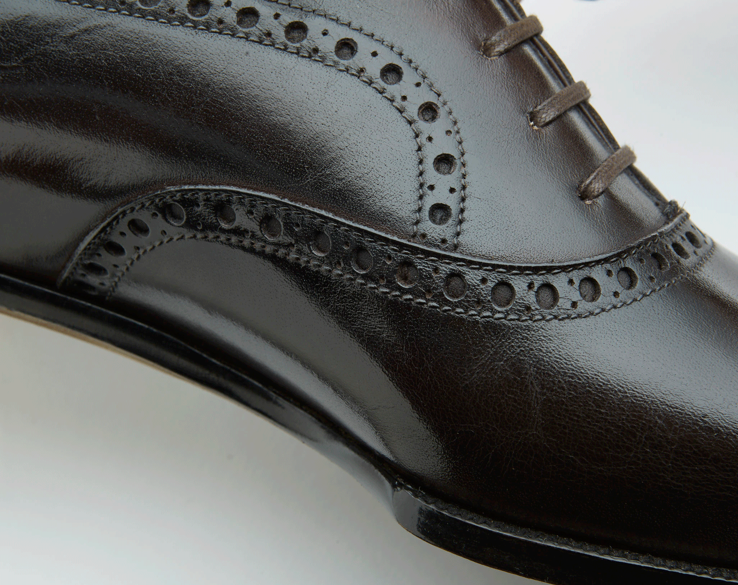 Handmade full brogue oxford shoes by Norman Vilalta handmade shoes