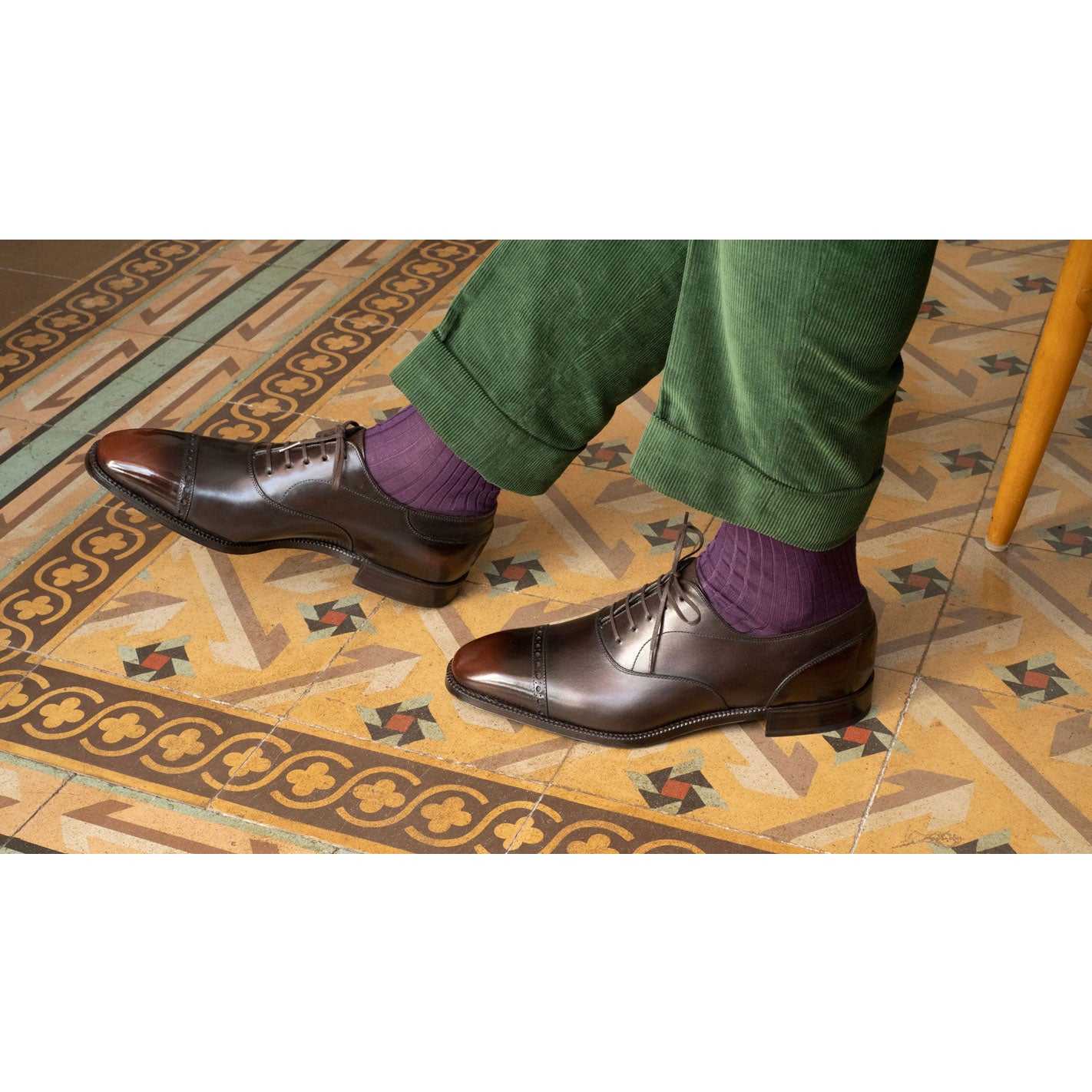 Mario Cap Toe Oxford Shoe by Norman Vilalta Men's Goodyear-welted Shoes in Barcelona, Spain