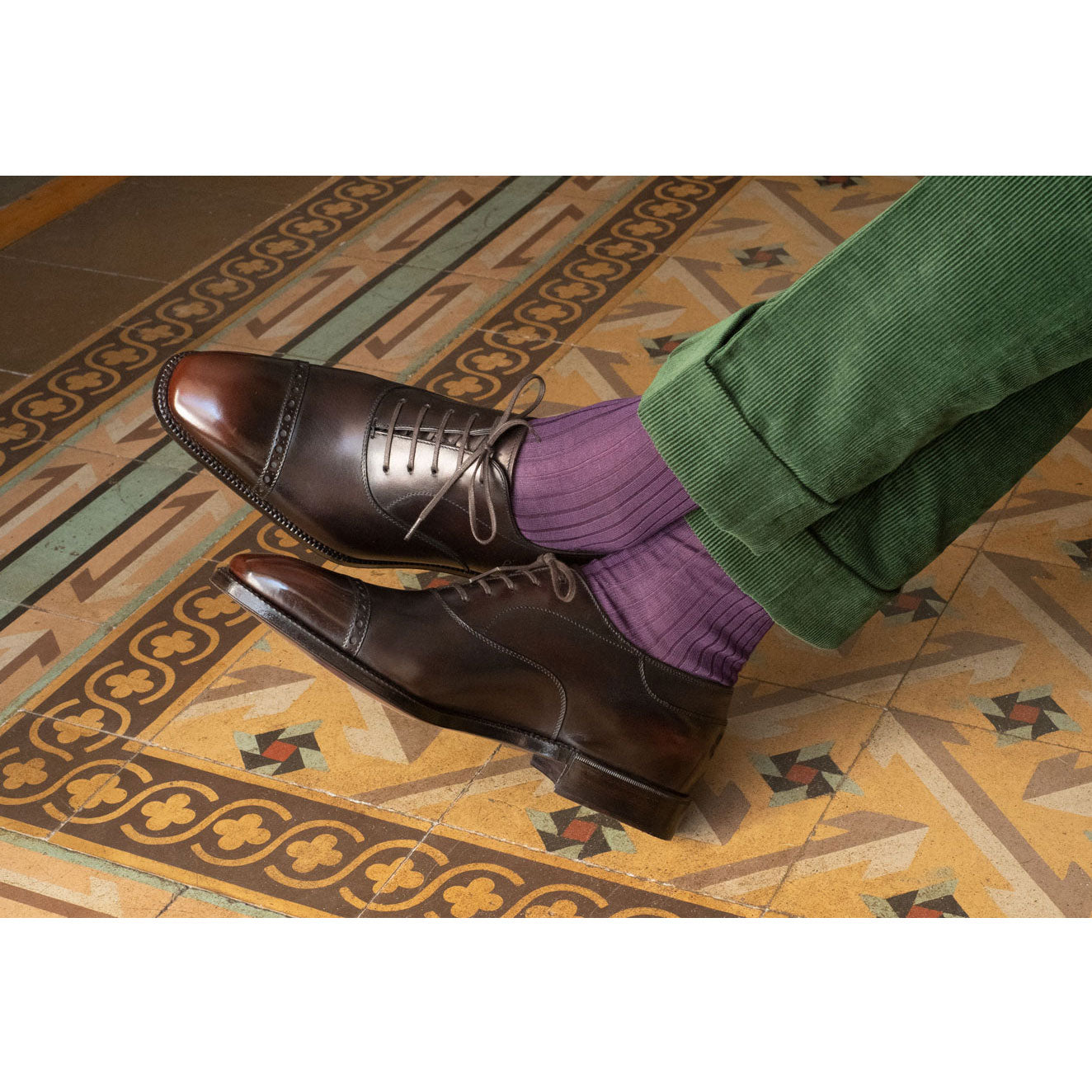 Mario Cap Toe Oxford Shoe by Norman Vilalta Men's Goodyear-welted Shoes in Barcelona, Spain