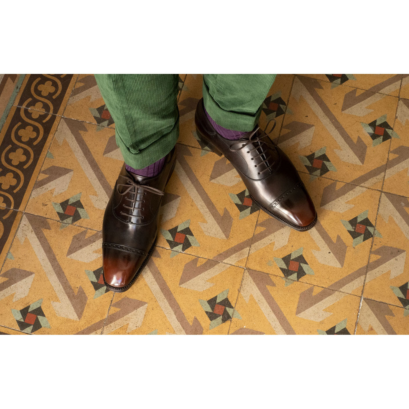 Mario Cap Toe Oxford Shoe by Norman Vilalta Men's Goodyear-welted Shoes in Barcelona, Spain