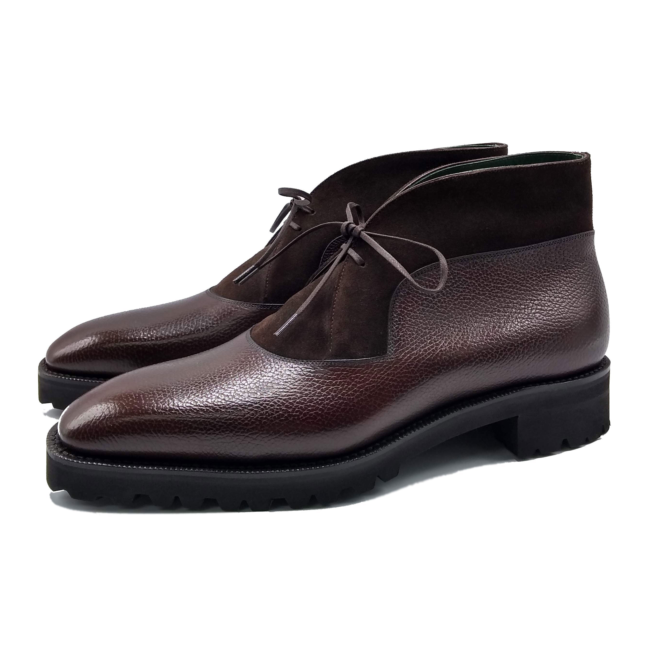 Boulevardier Chukka Boot MTO (BUTTON SOLE) - Coffee Brown