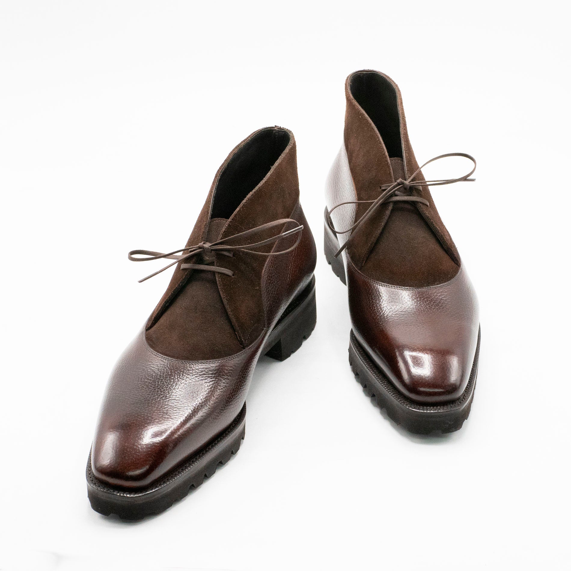 Boulevardier Chukka Boot MTO (BUTTON SOLE) - Coffee Brown