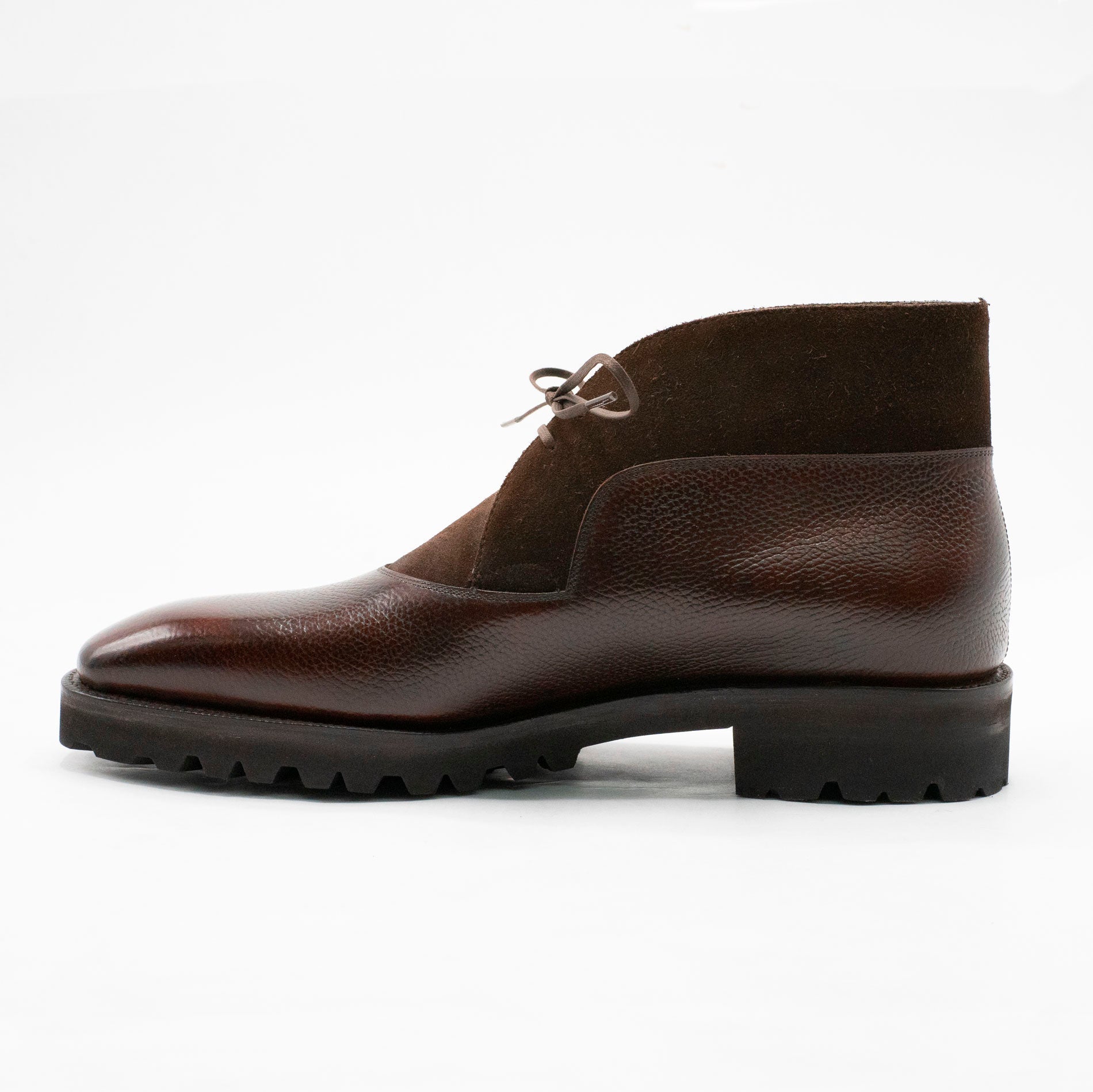 Boulevardier Chukka Boot MTO (BUTTON SOLE) - Coffee Brown