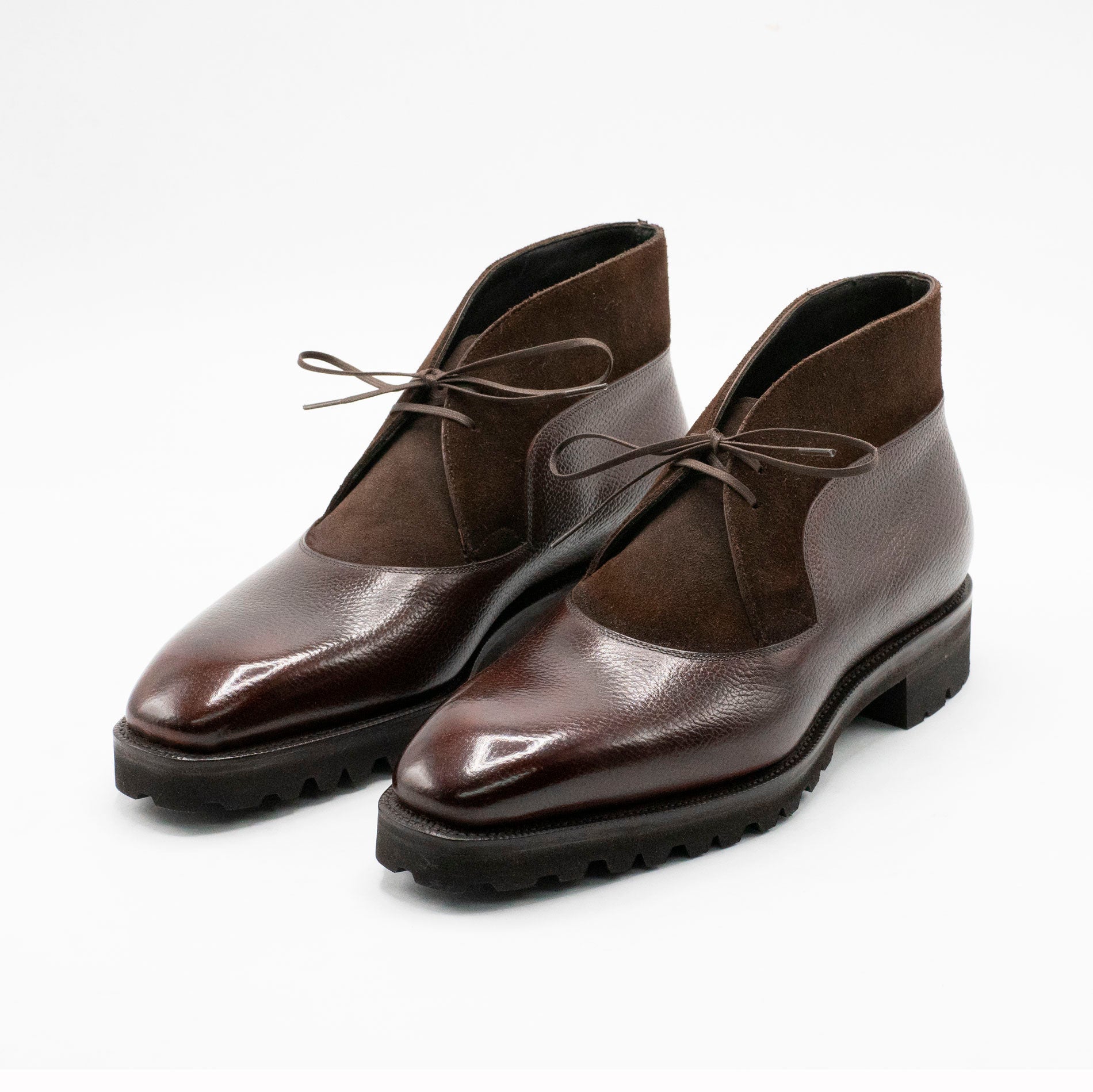 Boulevardier Chukka Boot MTO (BUTTON SOLE) - Coffee Brown