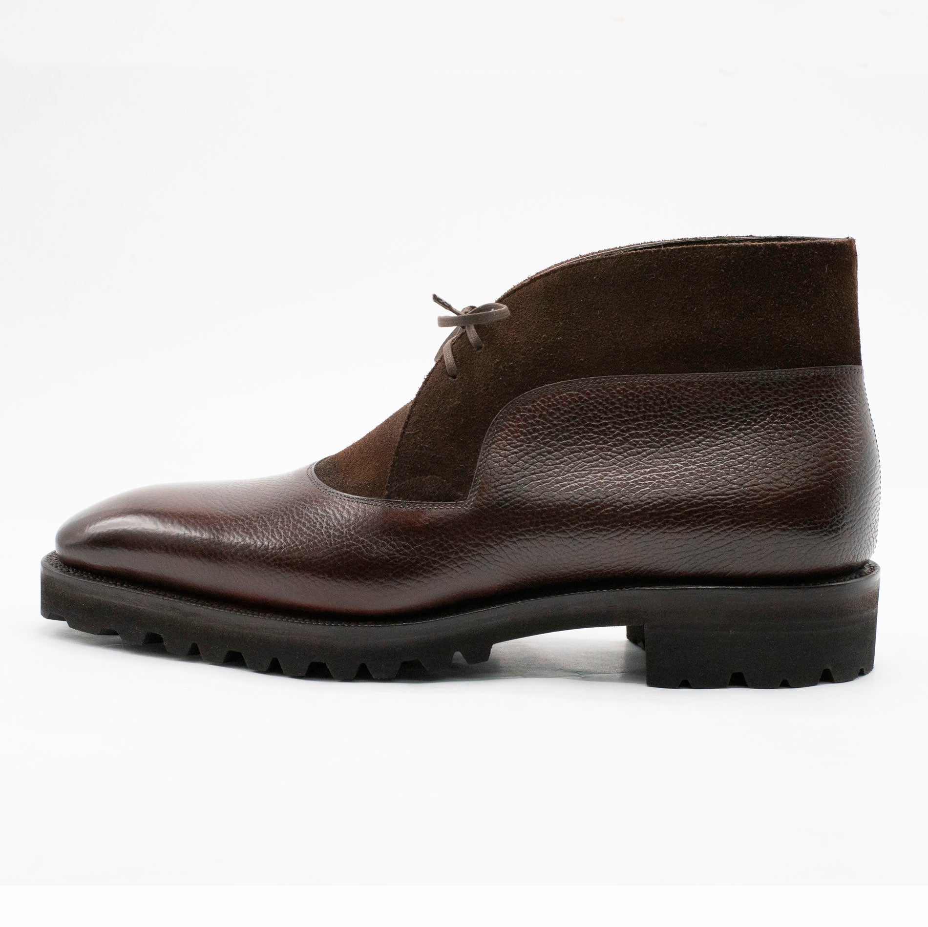 Boulevardier Chukka Boot MTO (BUTTON SOLE) - Coffee Brown