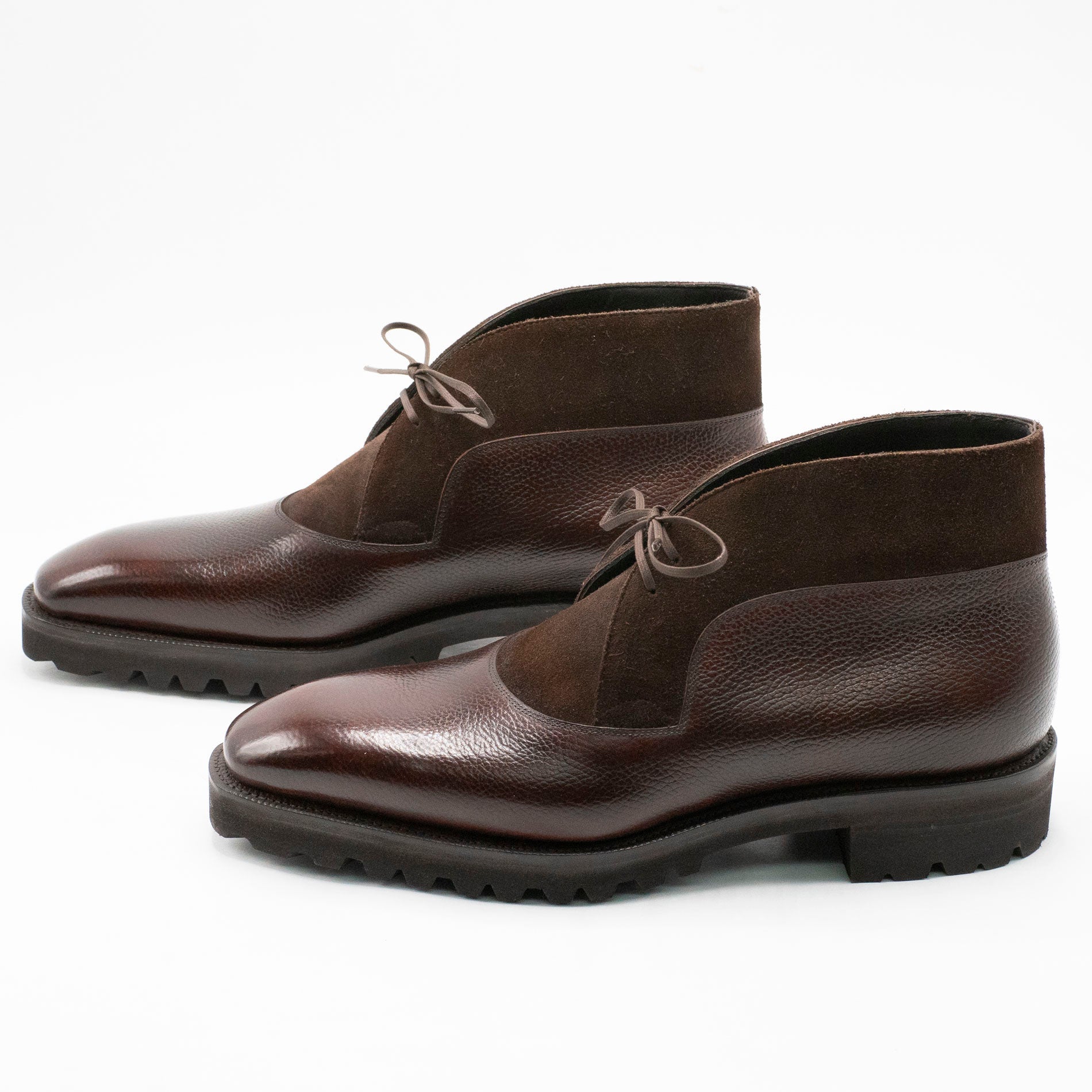 Boulevardier Chukka Boot MTO (BUTTON SOLE) - Coffee Brown
