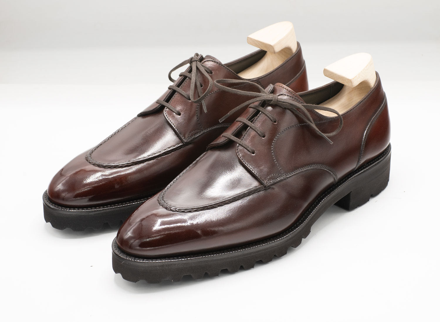 Gaspar U-Tip Derby Shoe  Norman Vilalta Bespoke Shoemakers