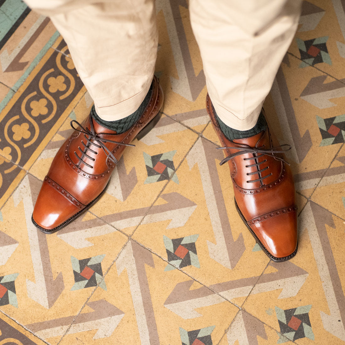 Andrés Adelaide Oxford MTO - Medium Brown