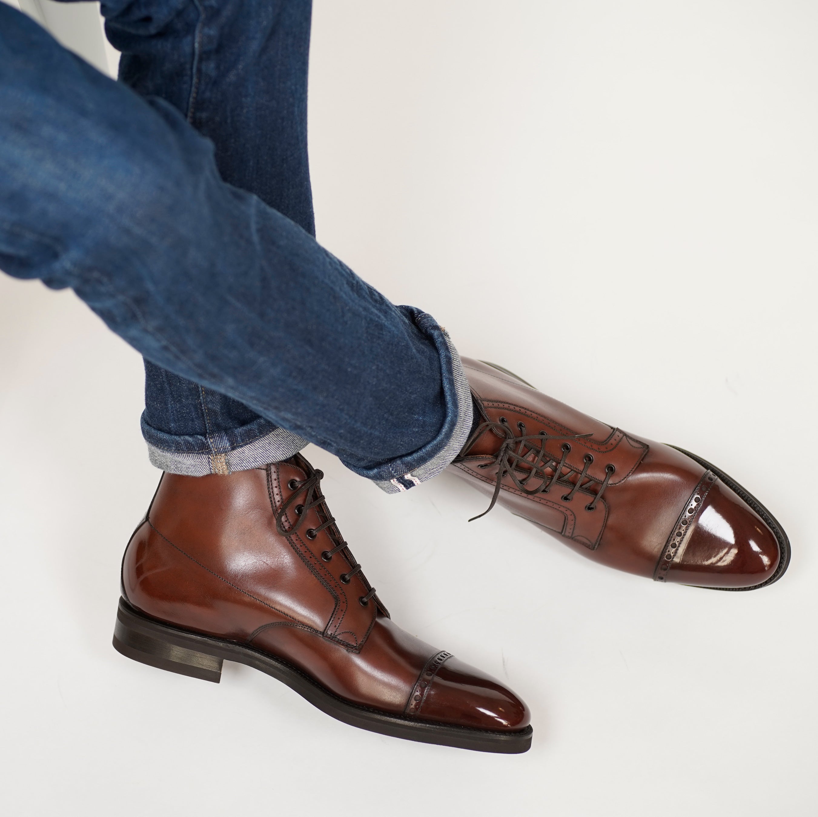 Brossa Derby Boot by Norman Vilalta Men’s Derby Boots in Barcelona Spain