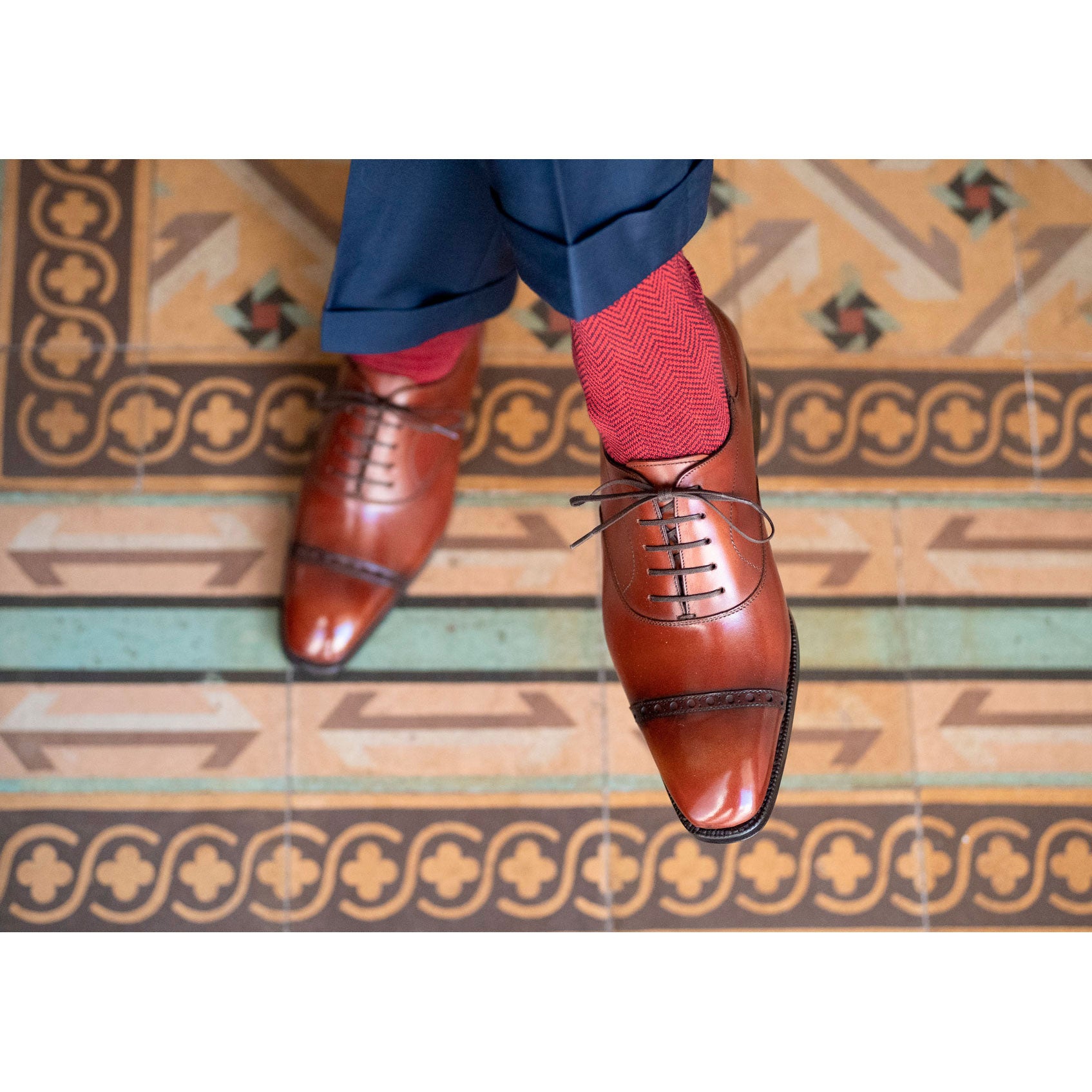 Mario Cap Toe Oxford Shoe by Norman Vilalta Men's Goodyear-welted Shoes in Barcelona, Spain