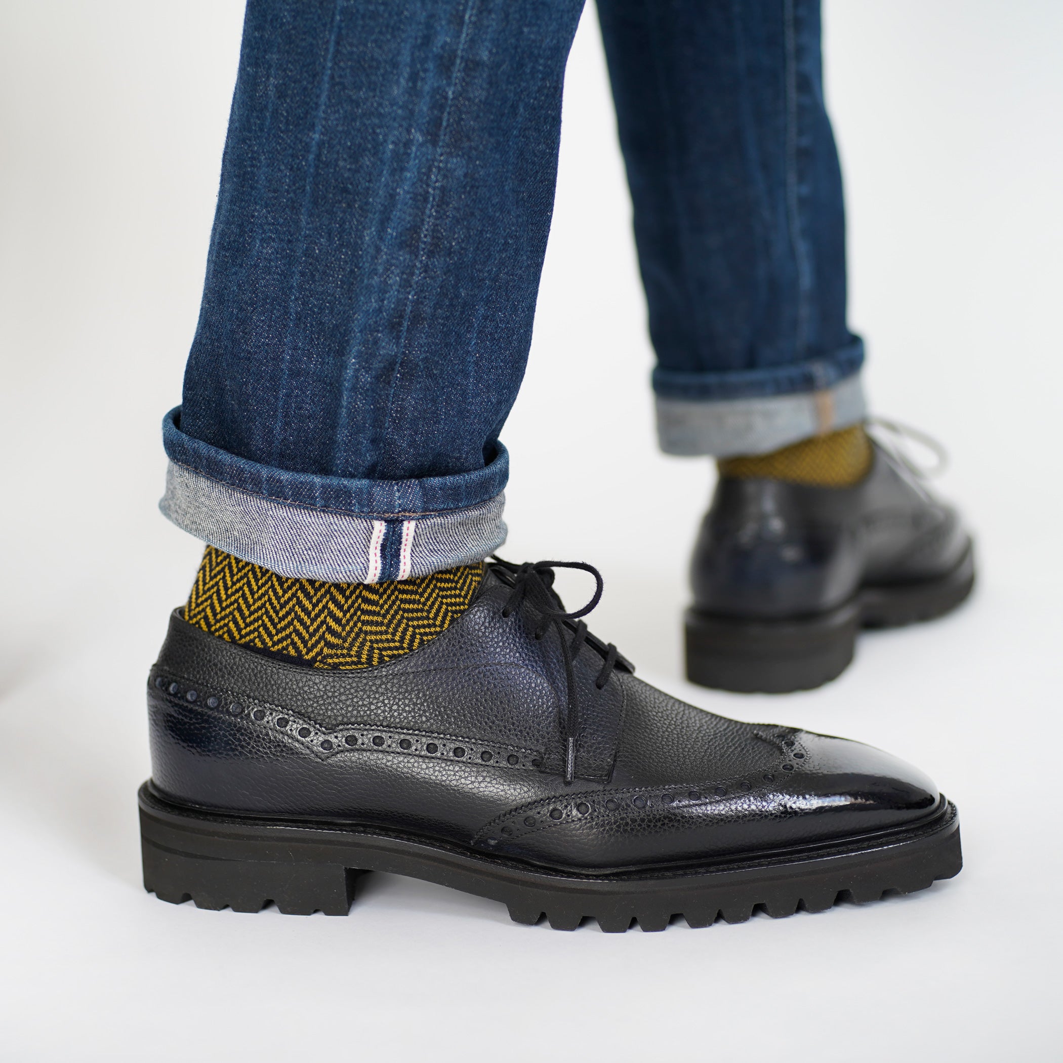 Coltrane Wingtip Derby by Norman Vilalta men's Goodyear-welted wingtip derby shoes in Barcelona, Spain