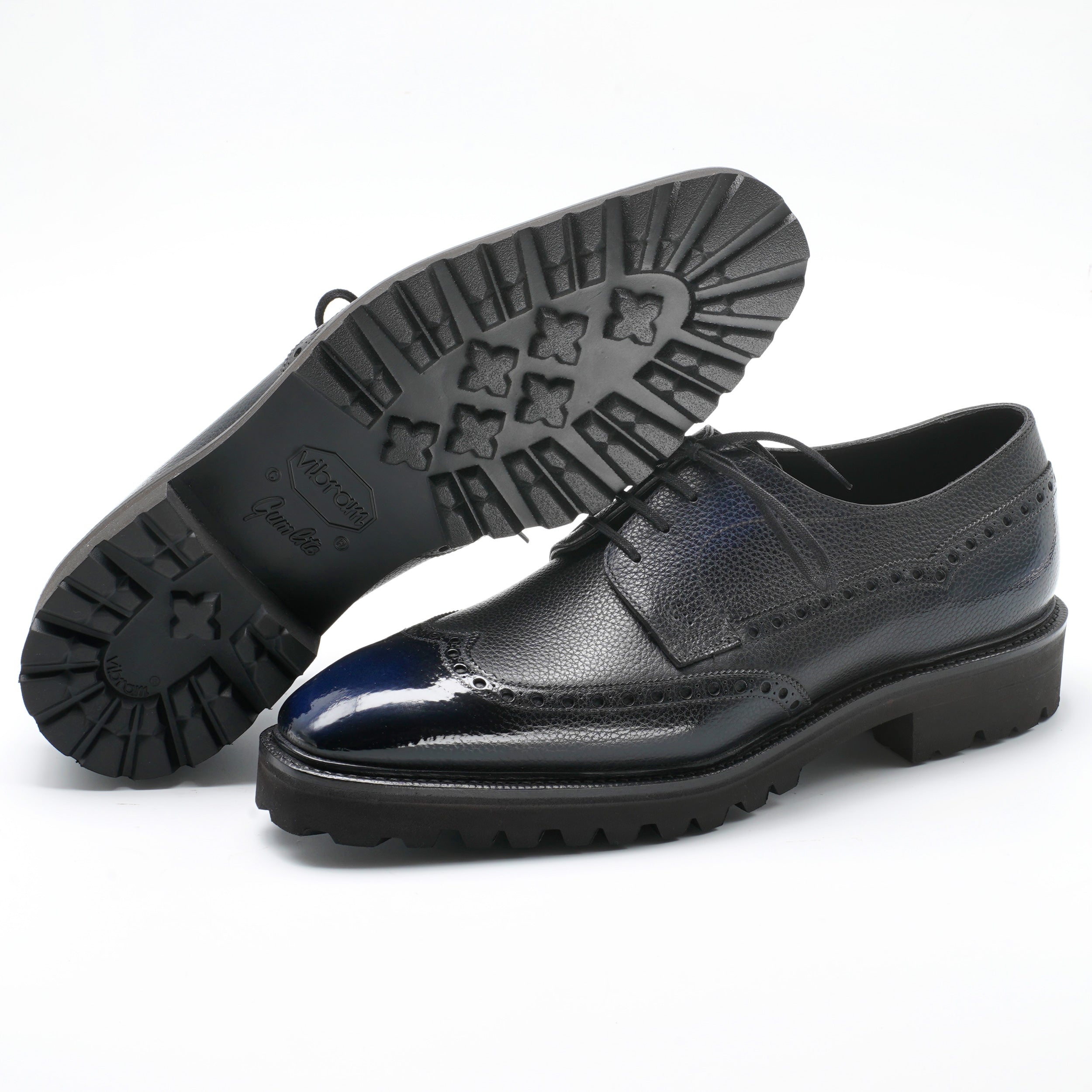 Coltrane Wingtip Derby by Norman Vilalta men's Goodyear-welted wingtip derby shoes in Barcelona, Spain
