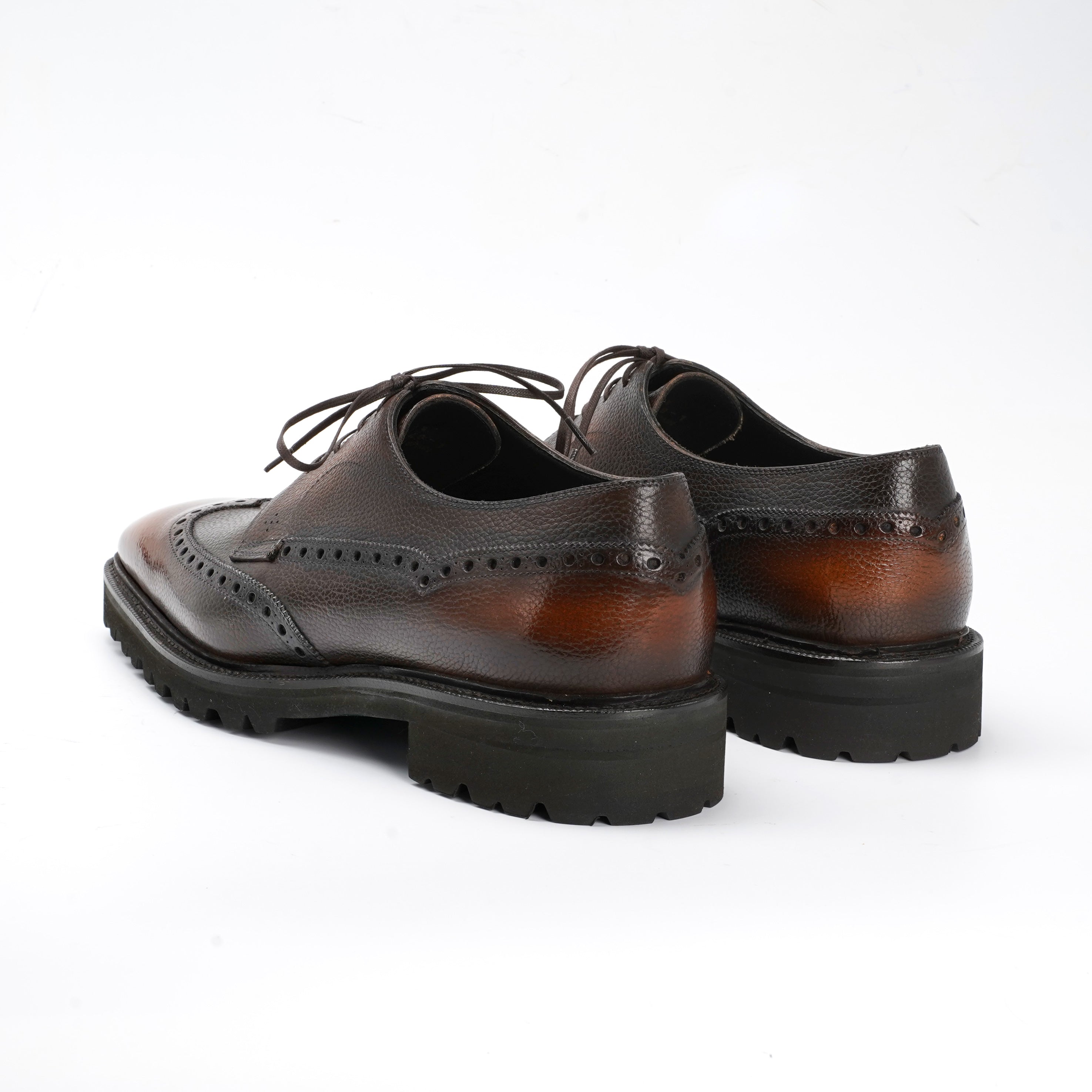 Coltrane Wingtip Derby by Norman Vilalta men's Goodyear-welted wingtip derby shoes in Barcelona, Spain