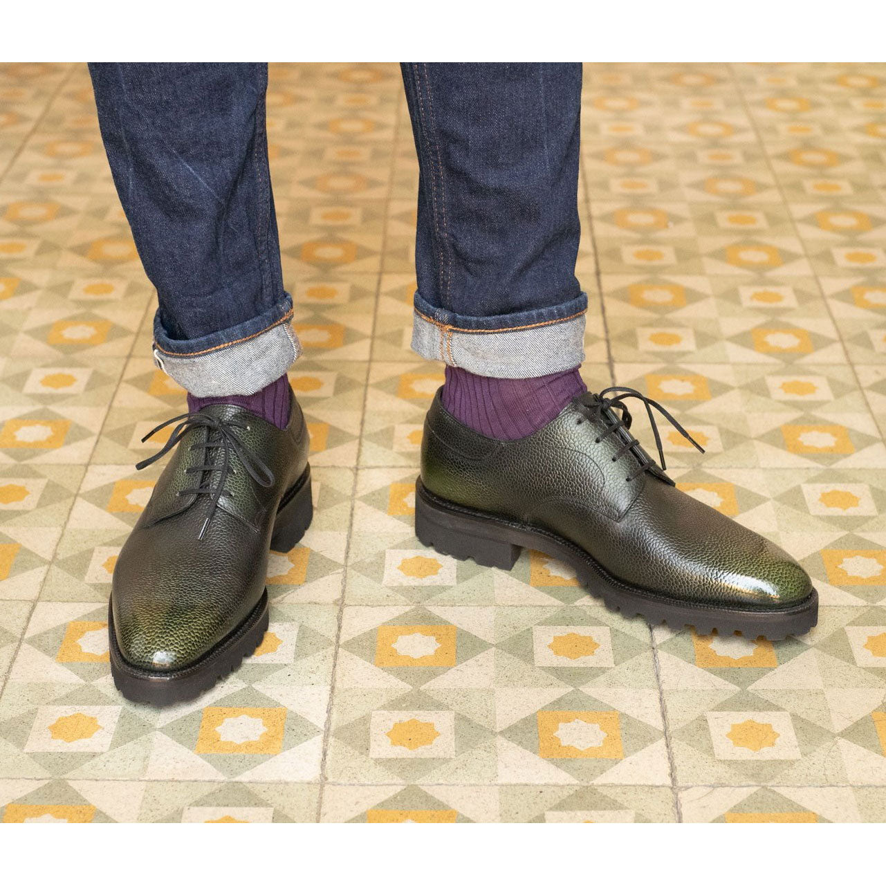 Simple Derby Shoe by Norman Vilalta Mens Goodyear-welted derby shoes in Barcelona, Spain