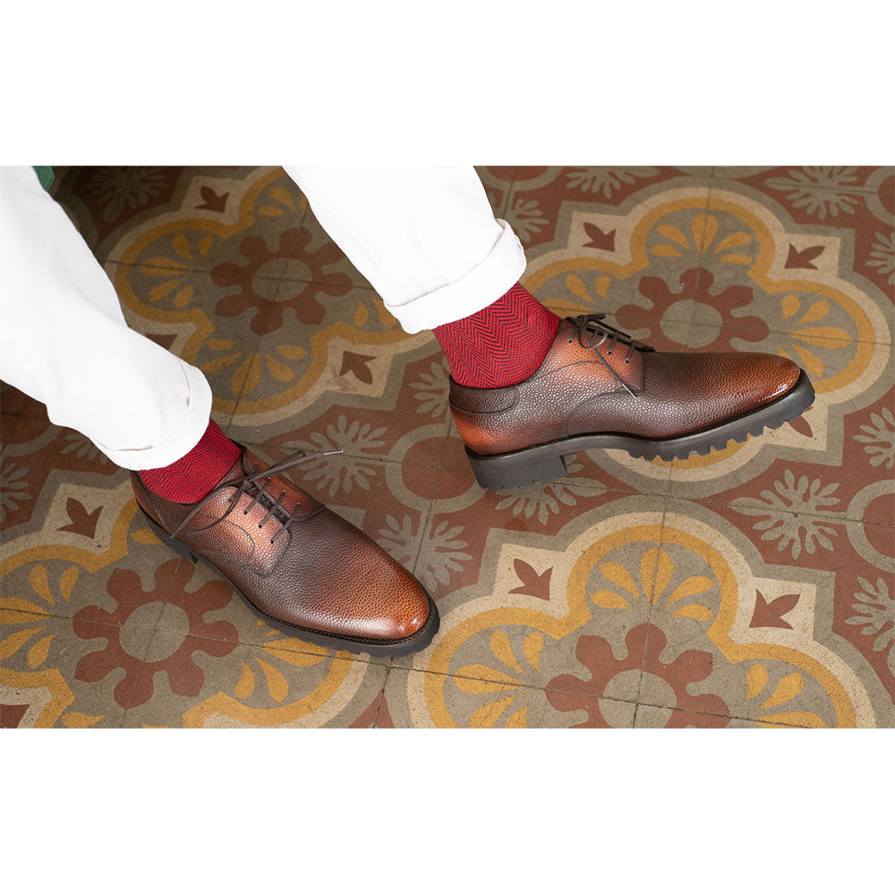 Simple Derby Shoe by Norman Vilalta Mens Goodyear-welted derby shoes in Barcelona, Spain
