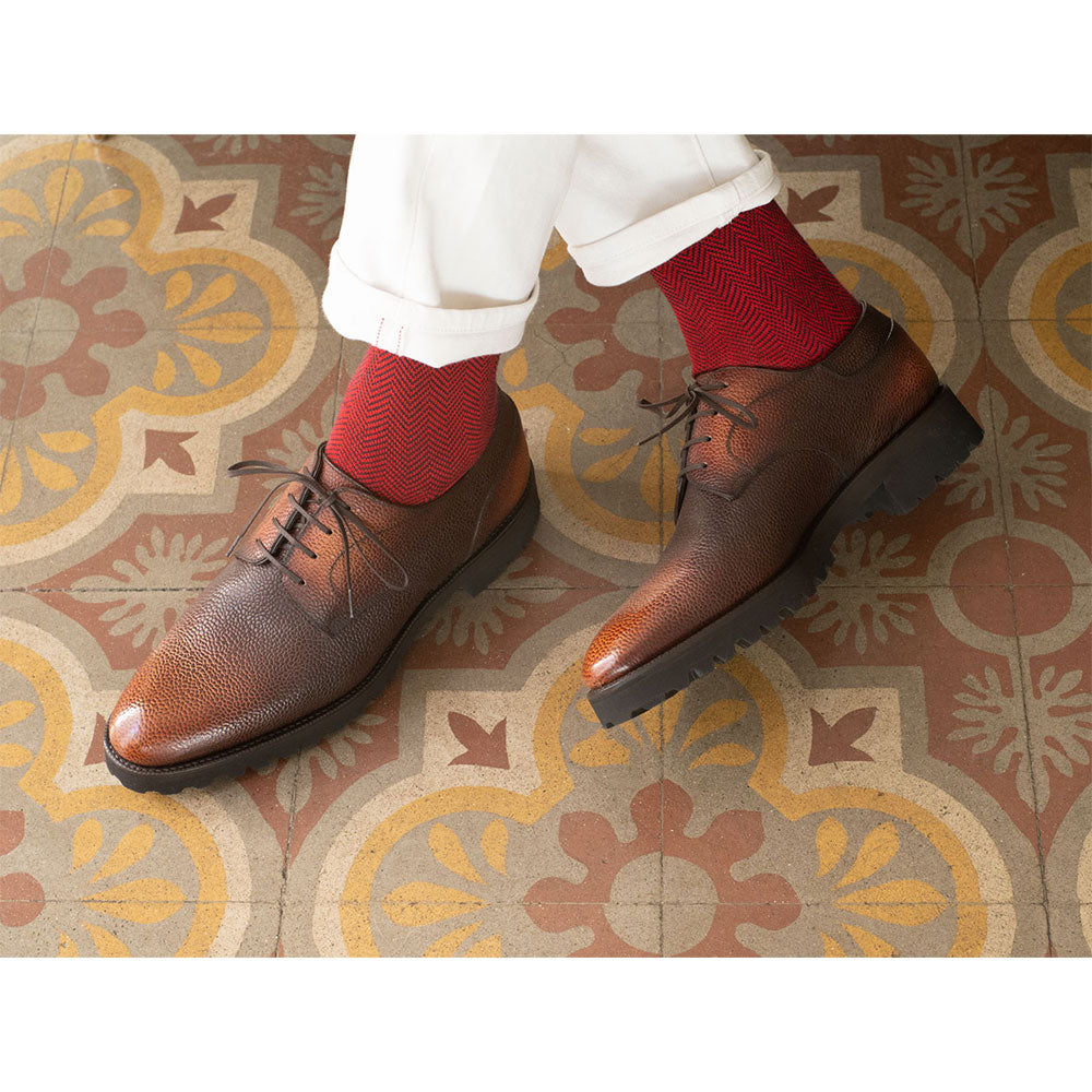 Simple Derby Shoe by Norman Vilalta Mens Goodyear-welted derby shoes in Barcelona, Spain