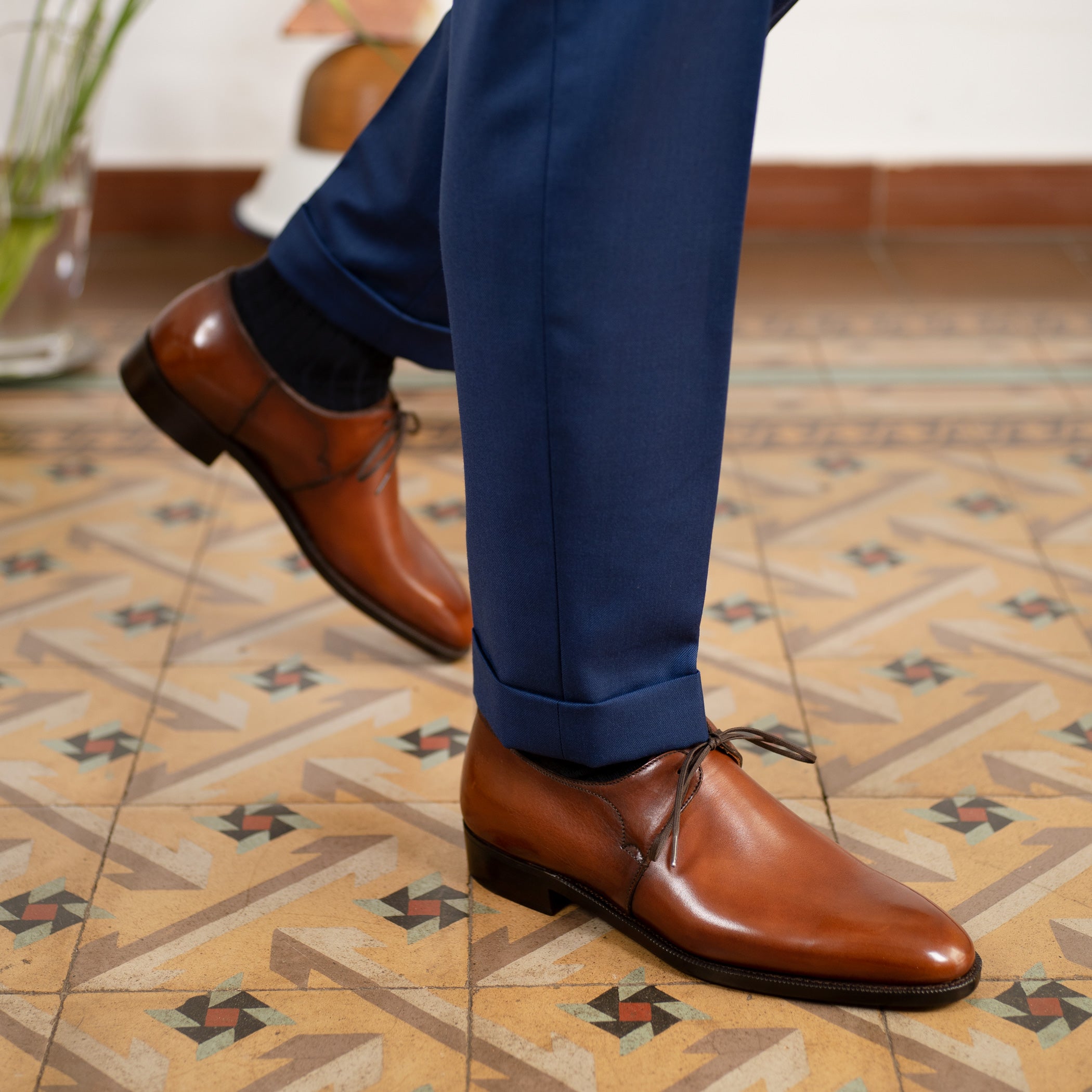 Eduardo Derby Shoe by Norman Vilalta Goodyear-welted shoes in Barcelona, Spain