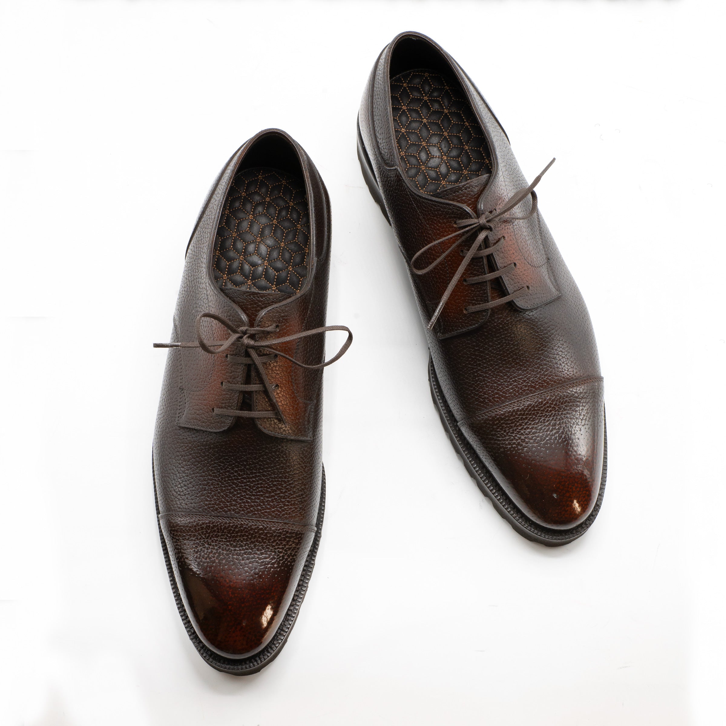 Frank Cap Toe Derby Boot by Norman Vilalta Bespoke Shoemakers