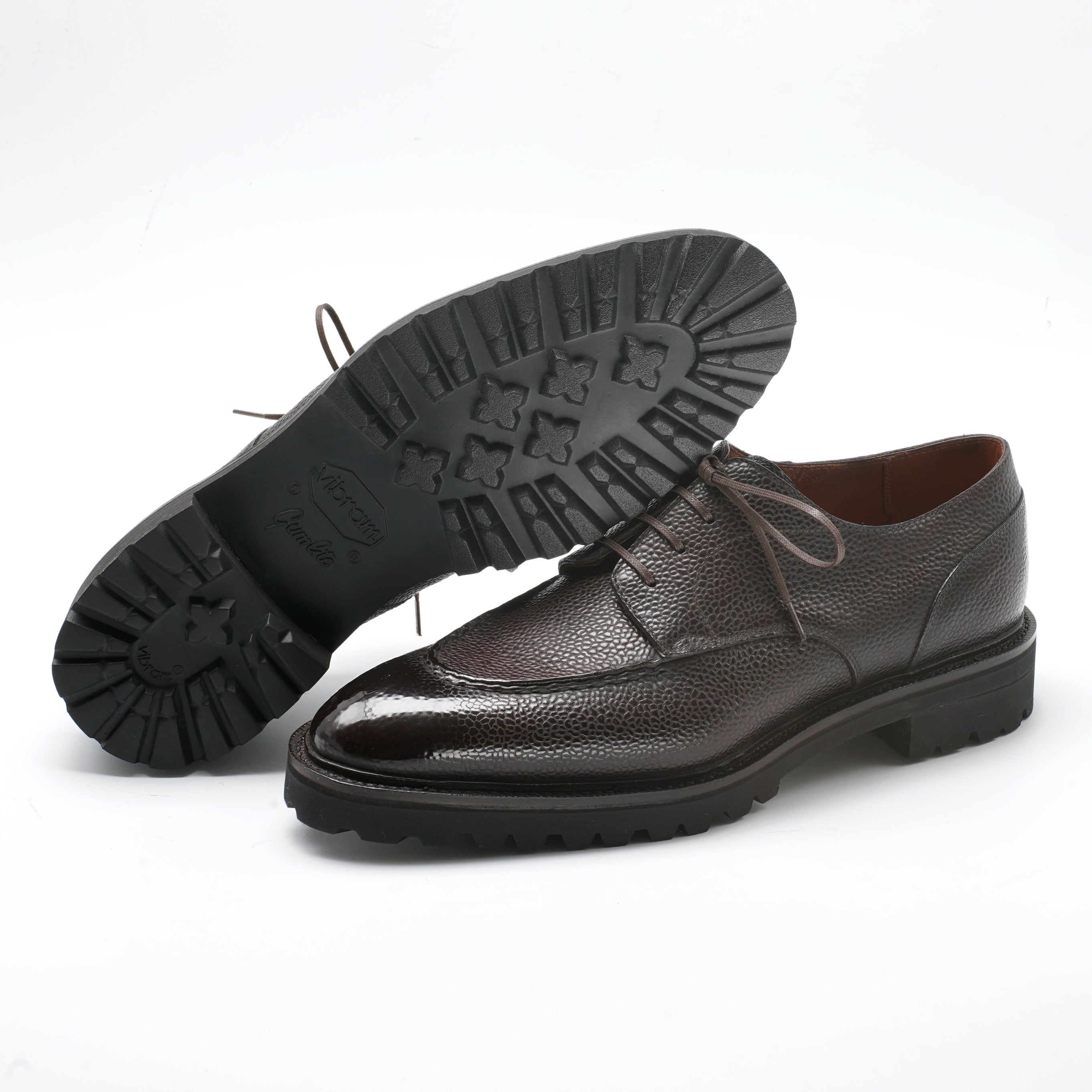 Gaspar U-tip Derby by Norman Vilalta men's Goodyear-welted derby shoes in Barcelona, Spain