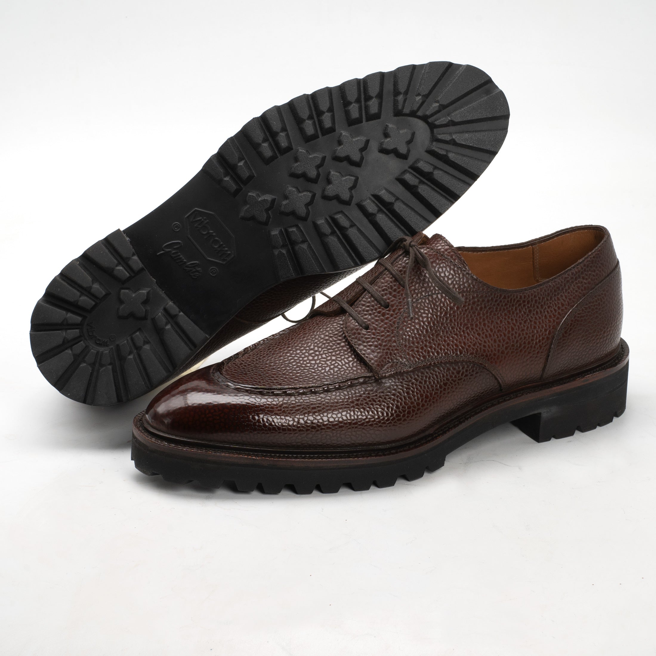 Gaspar U-tip Derby by Norman Vilalta men's Goodyear-welted derby shoes in Barcelona, Spain