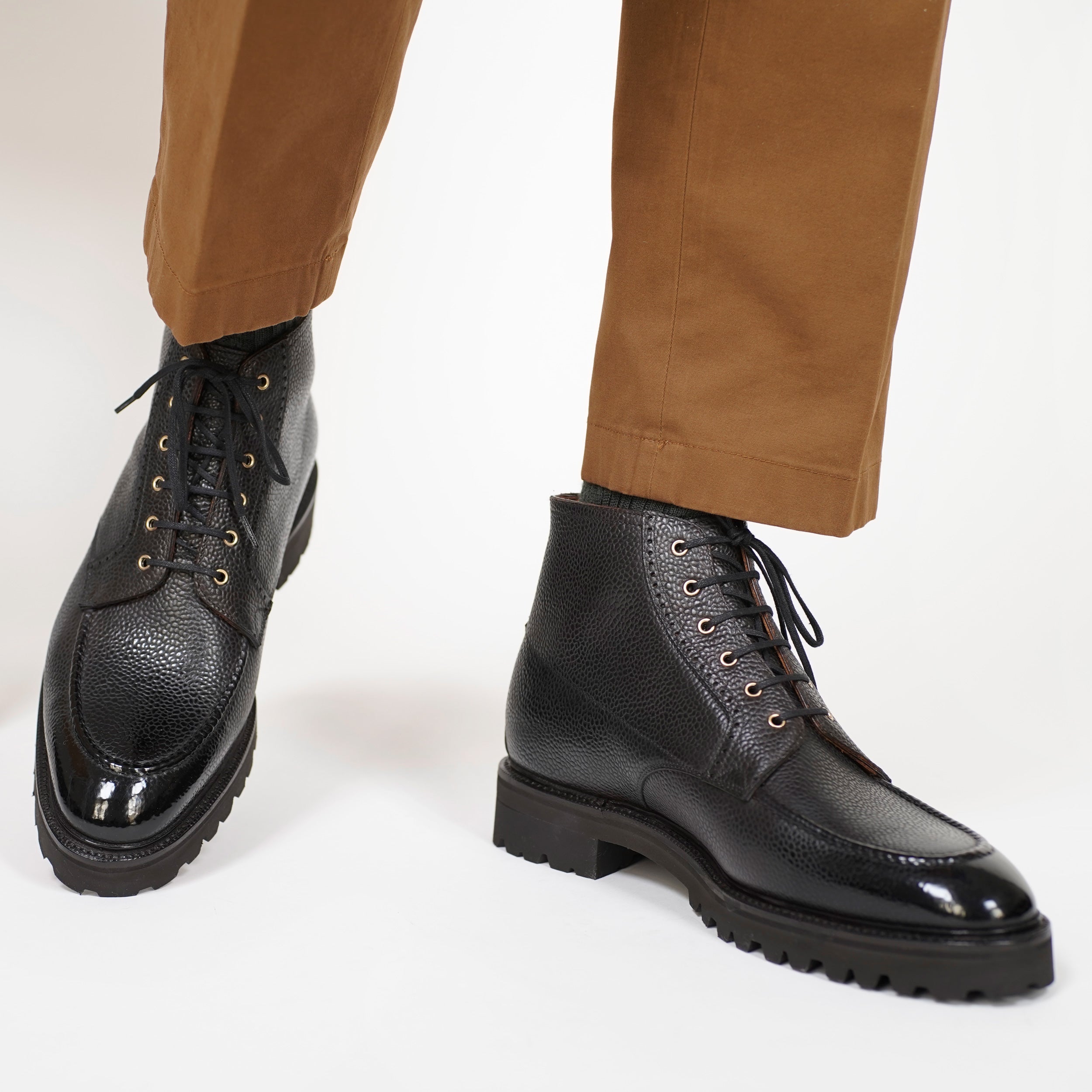 Haring Moc Toe Derby Boot by Norman Vilalta Men’s Boots in Barcelona Spain