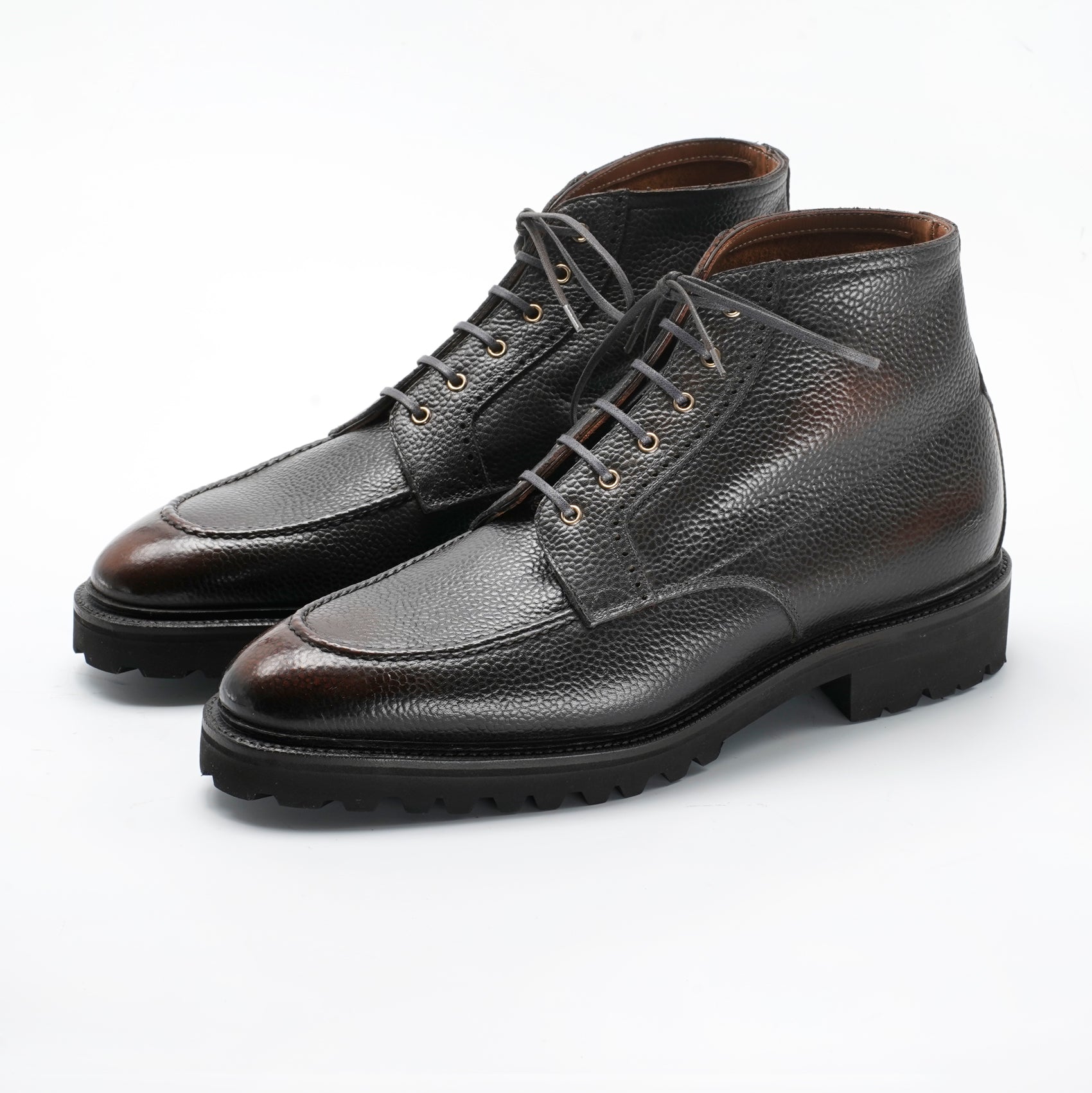 Haring Moc Toe Derby Boot by Norman Vilalta Men’s Derby Boots in Barcelona, Spain