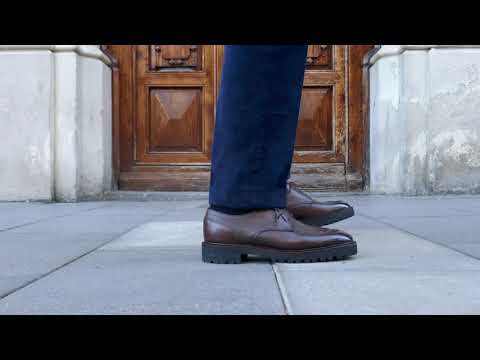 Gaspar U-Tip Derby By Norman Vilalta Bespoke Shoemakers
