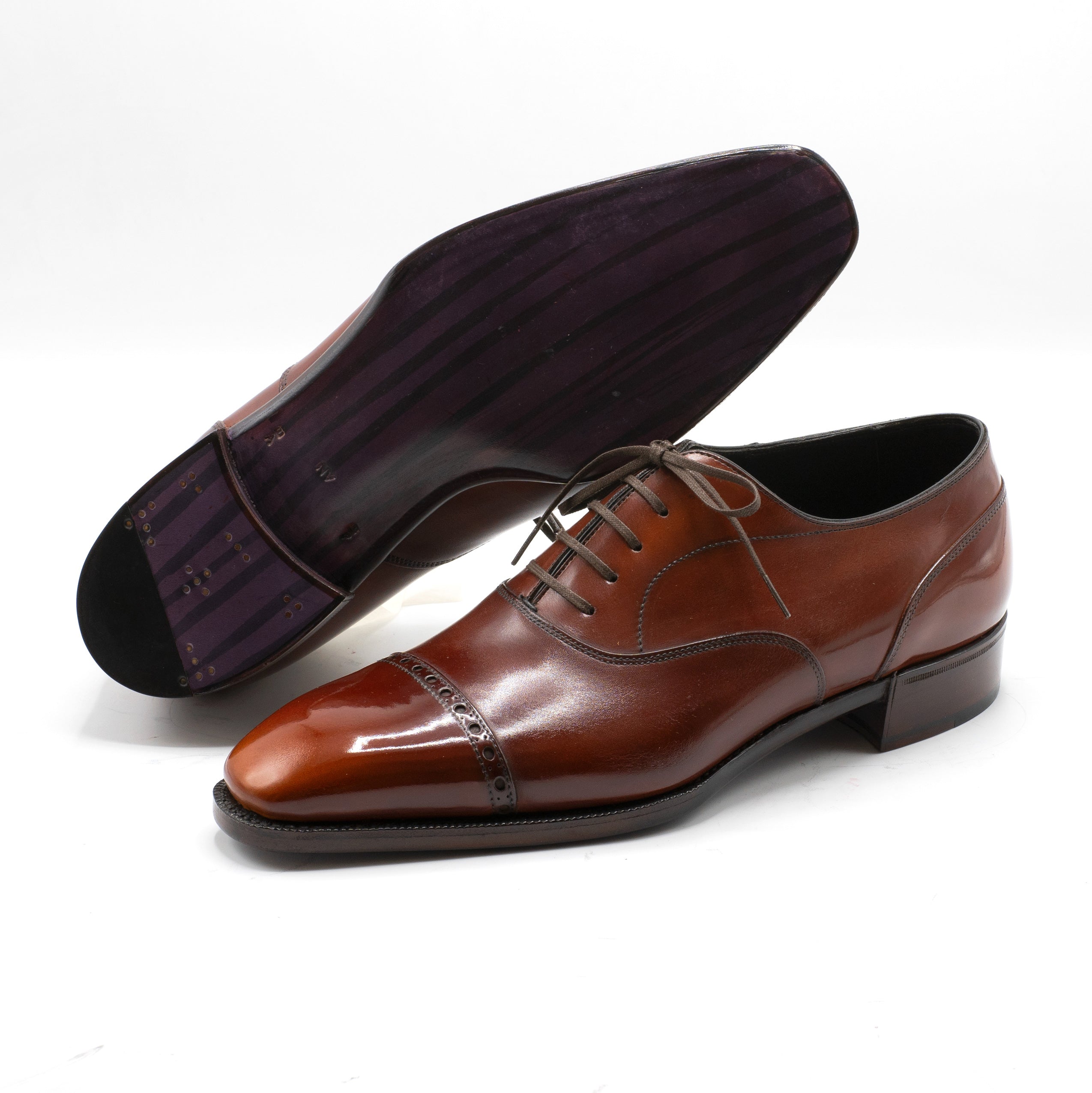 Mario Cap Toe Oxford Shoe by Norman Vilalta Men's Goodyear-welted Shoes in Barcelona, Spain