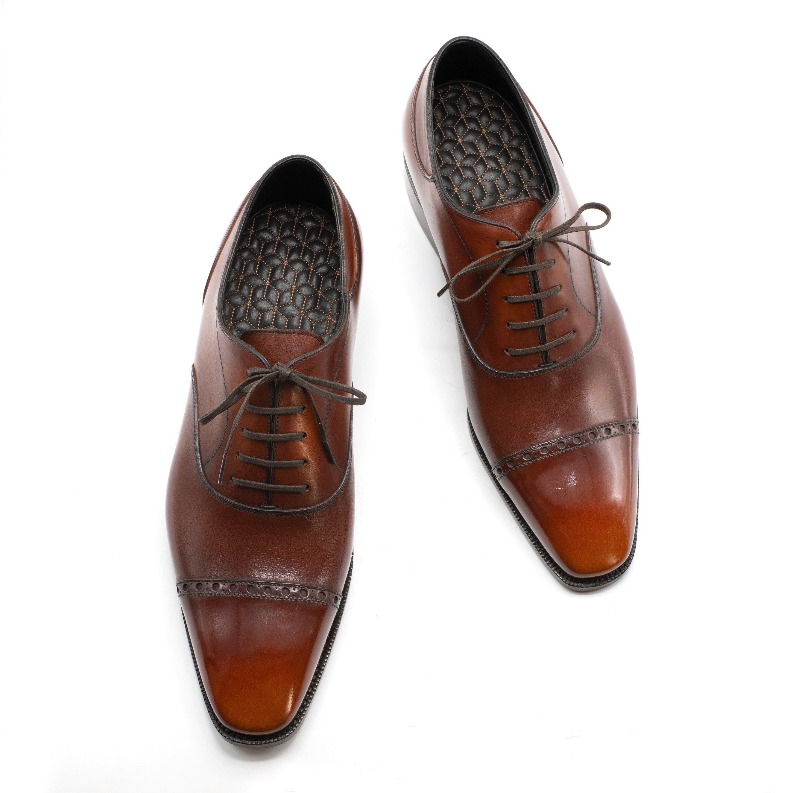 Mario Cap Toe Oxford Shoe by Norman Vilalta Men's Goodyear-welted Shoes in Barcelona, Spain