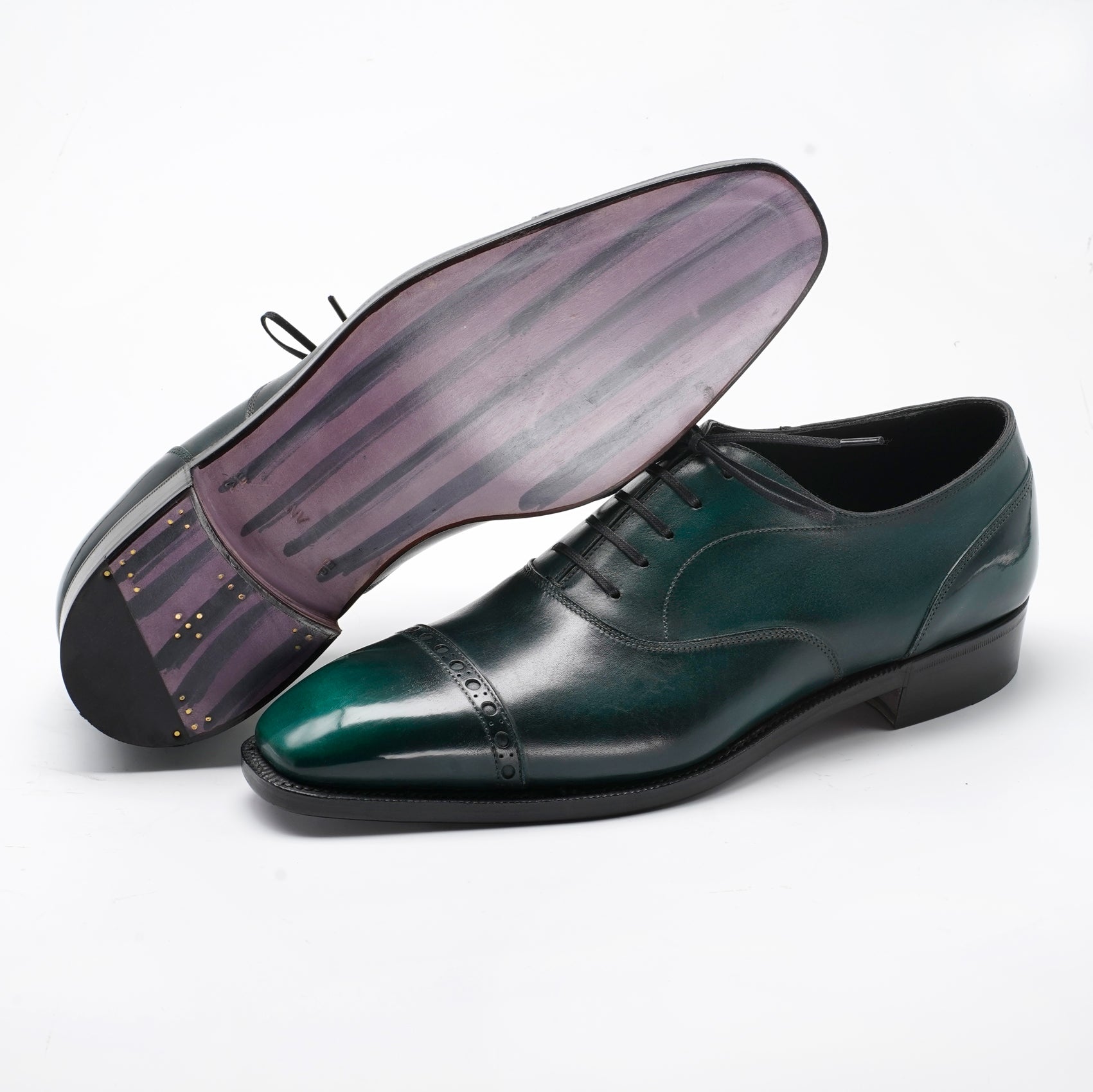Mario Cap Toe Oxford Shoe by Norman Vilalta Men's Goodyear-welted Shoes in Barcelona, Spain