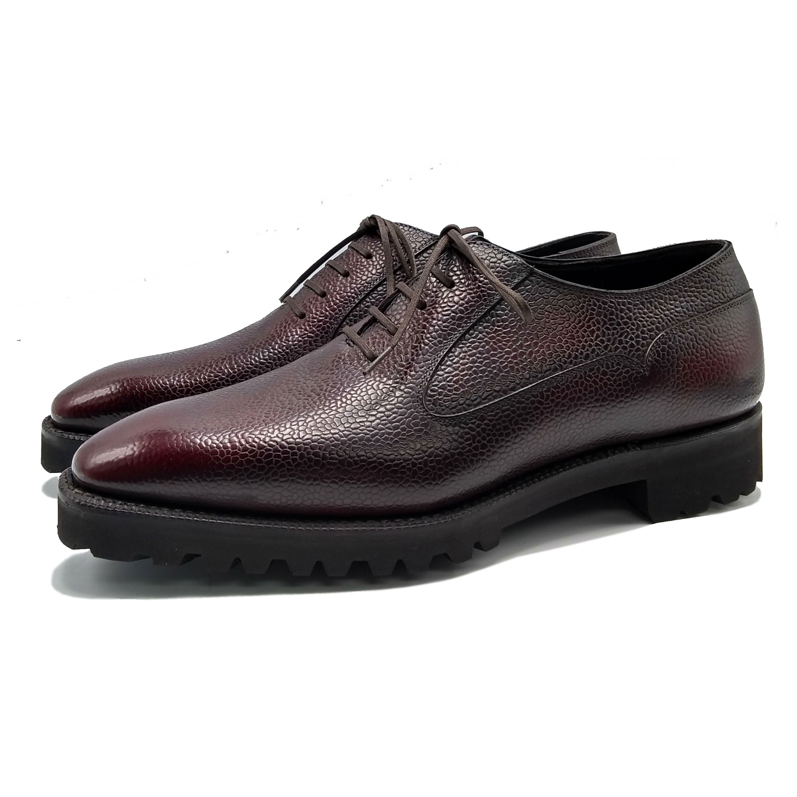 Mens leather balmoral oxford shoes made in Spain