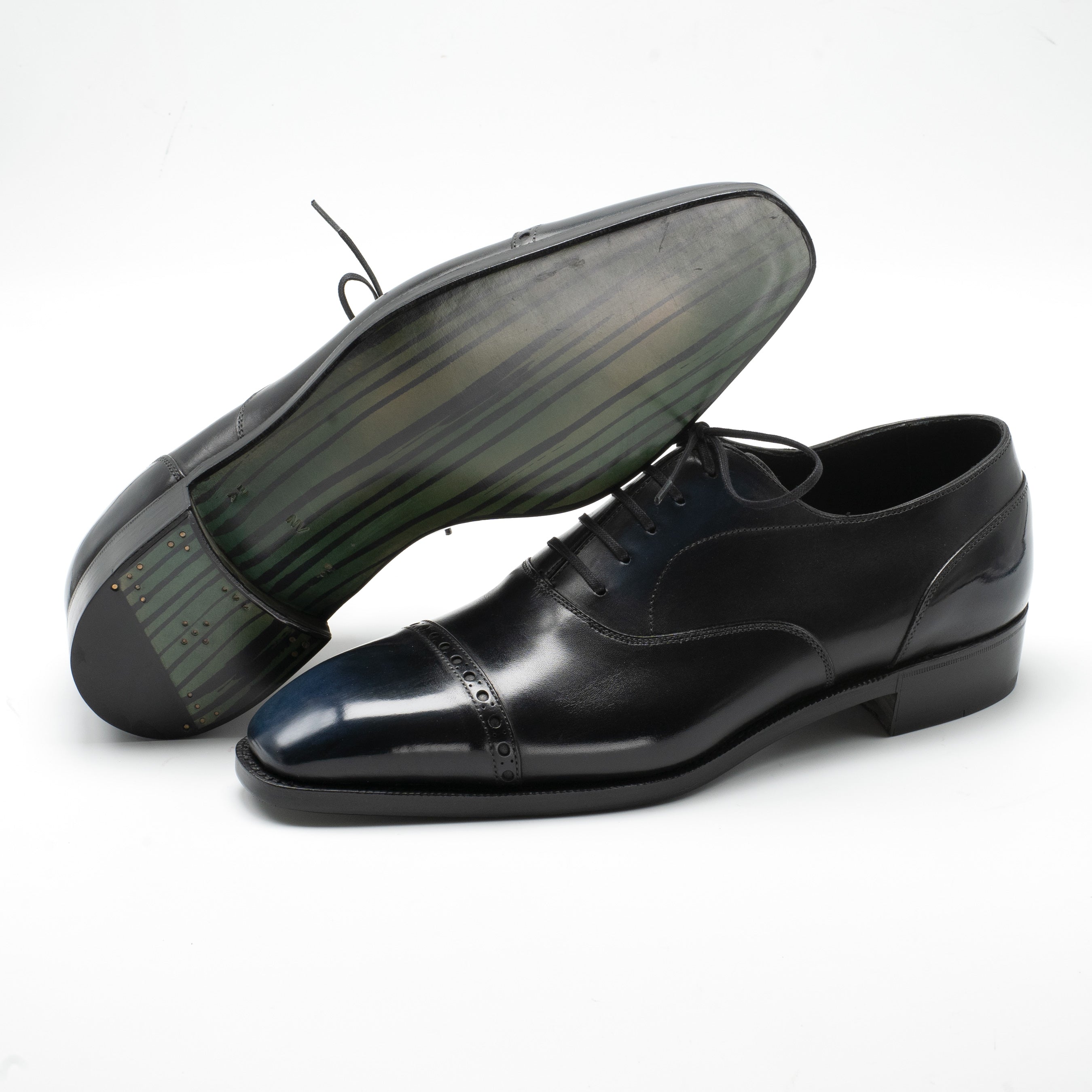 Mario Men's Cap Toe Oxford Shoes by Norman Vilalta Bespoke Shoemakers of Barcelona