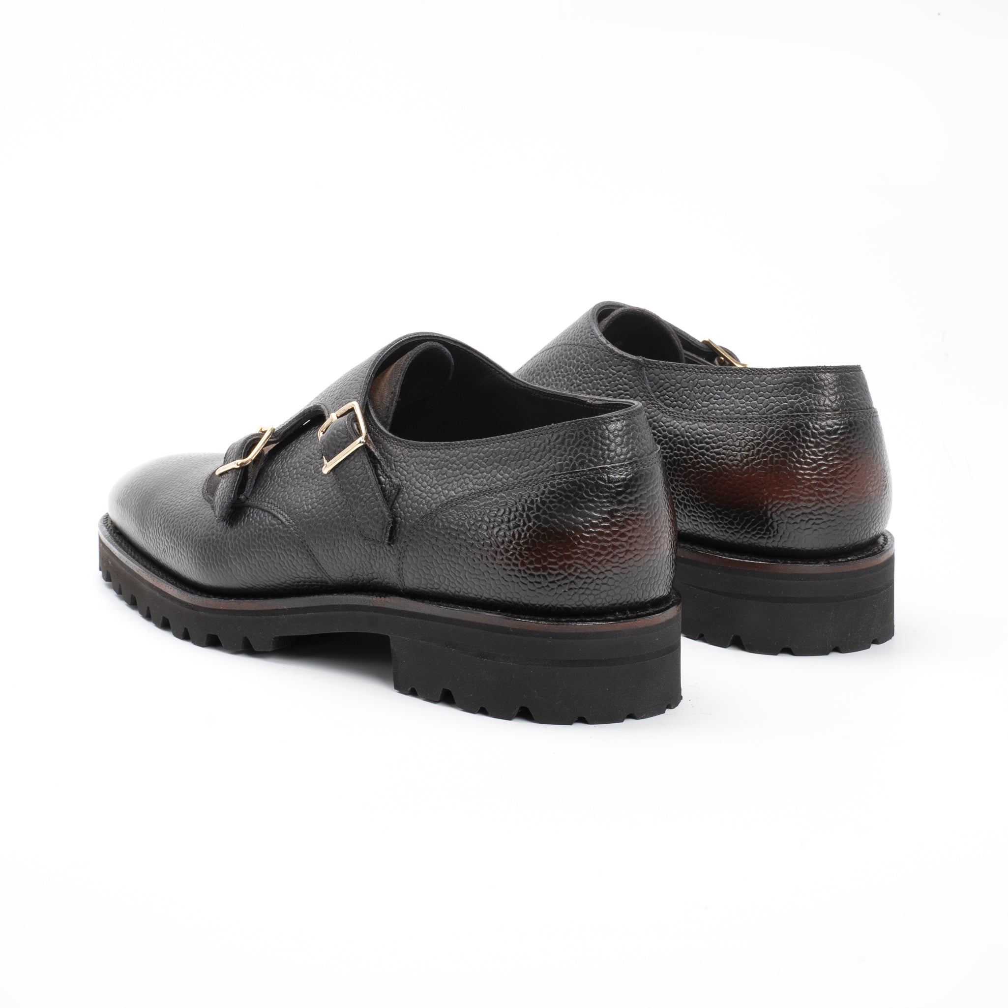 Miquel Decon Double Monk by Norman Vilalta Men’s Goodyear-welted Monk Strap Shoes in Barcelona, Spain
