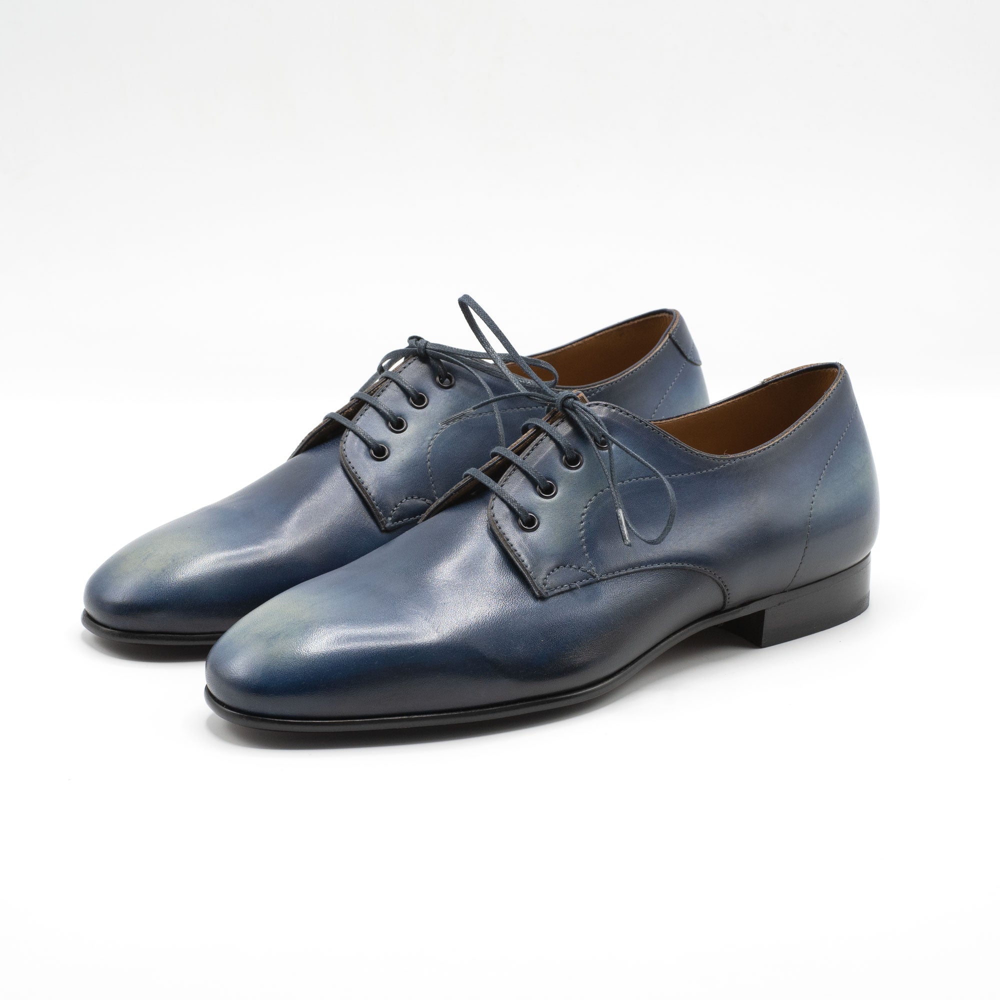 Pablo Derby - Washed Indigo Semi Unlined