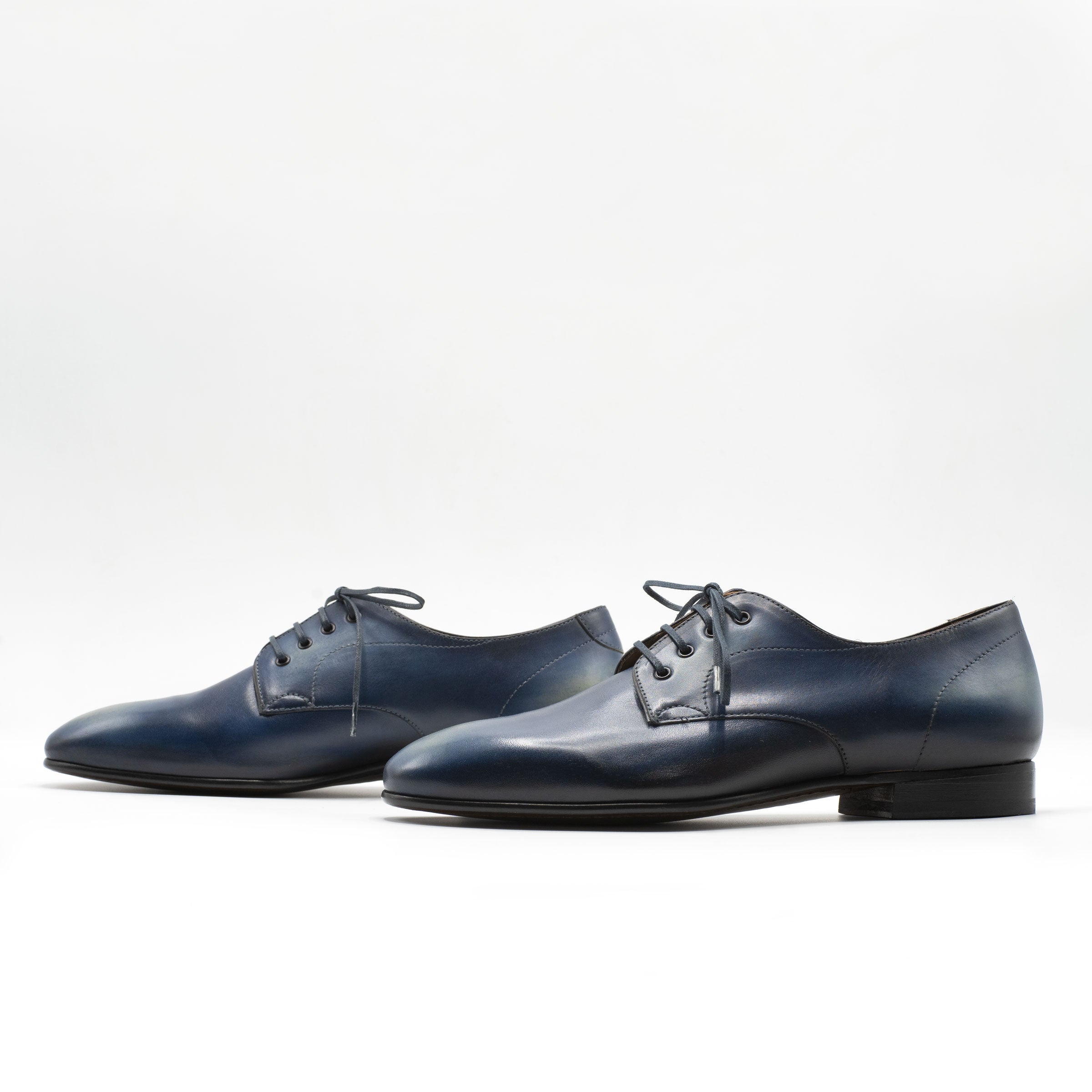 Pablo Derby - Washed Indigo Semi Unlined