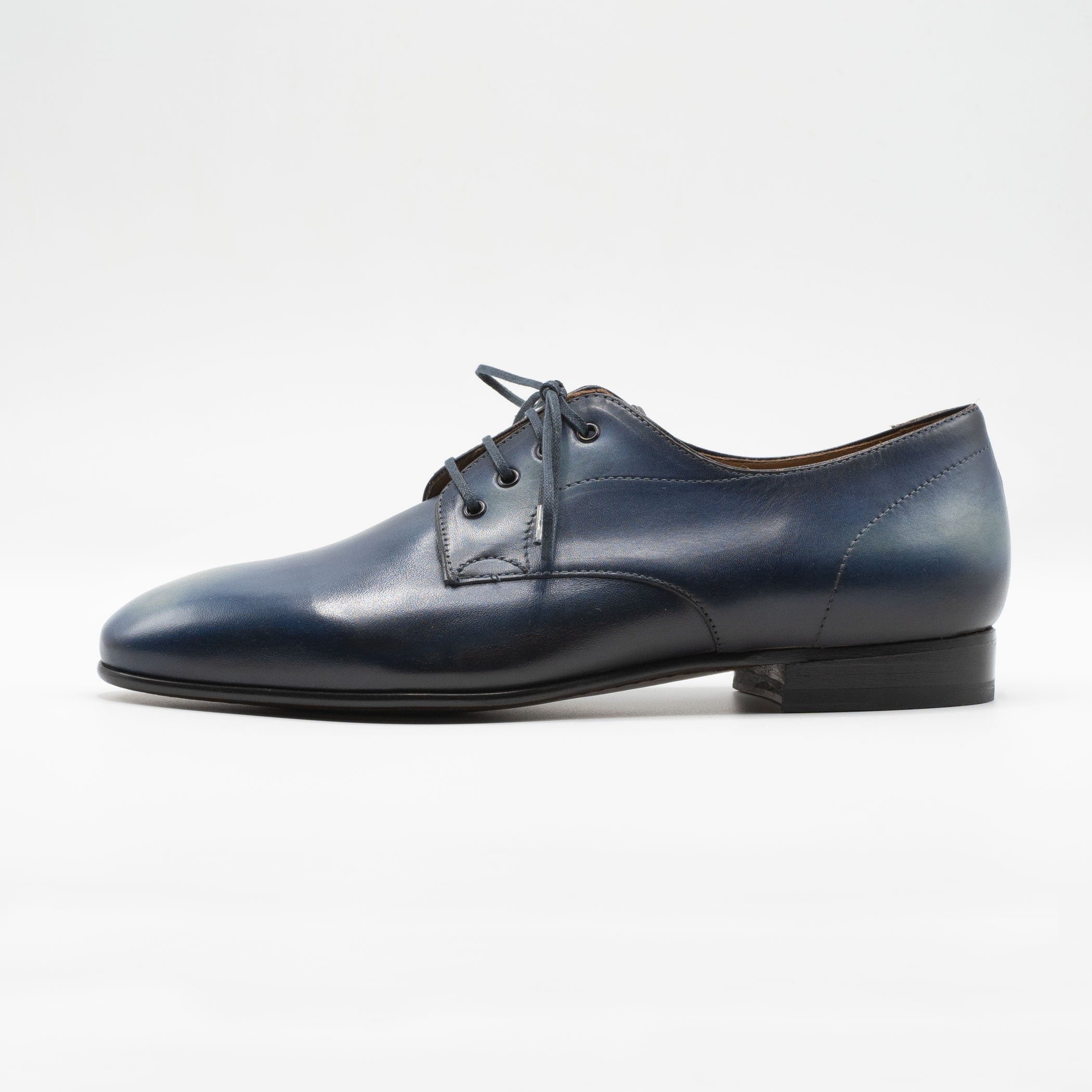 Pablo Derby - Washed Indigo Semi Unlined