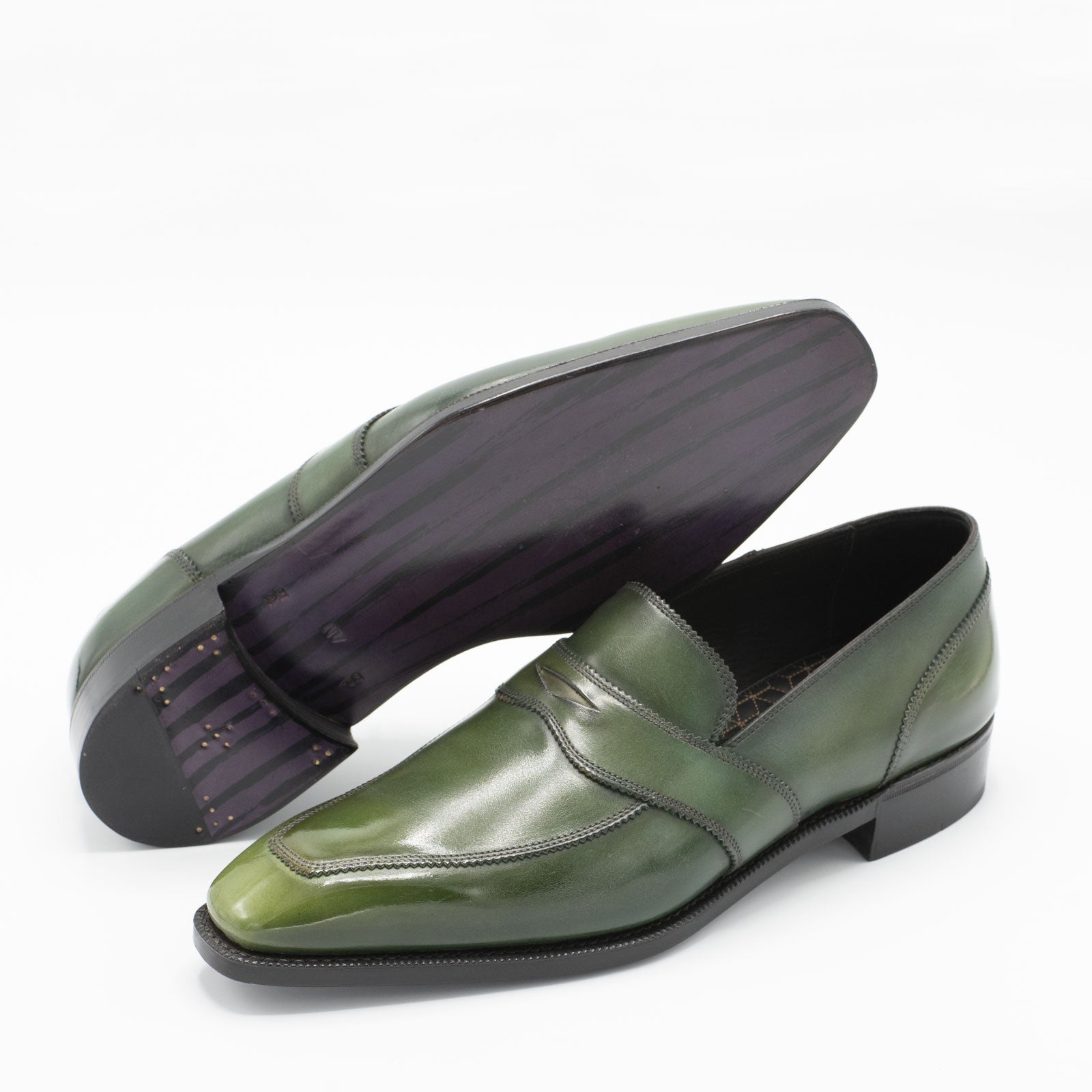 James Loafer - Rosemary Handmade Patina