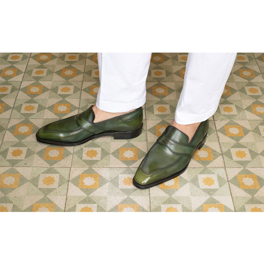James Loafer - Rosemary Handmade Patina