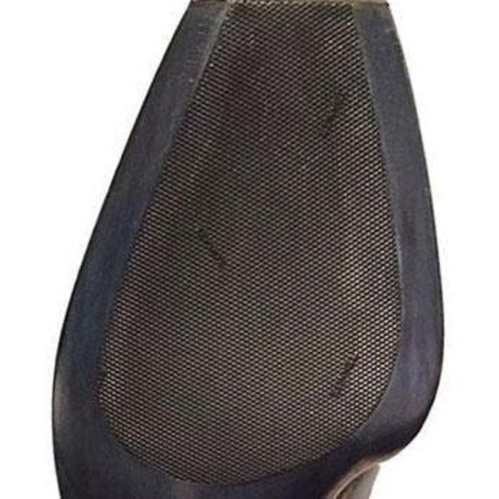 custom rubber encrusted leather sole