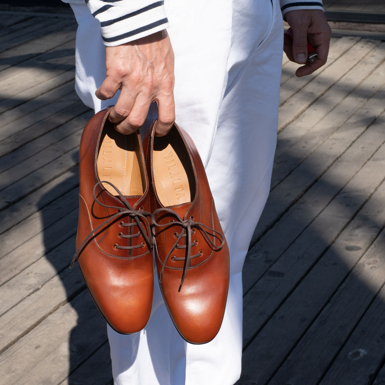 Salvador Oxford - Cognac Semi Unlined