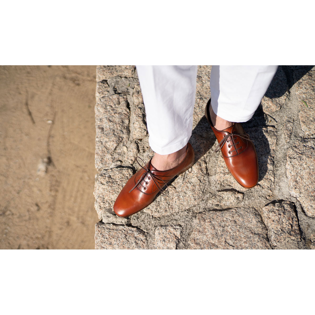 Salvador Oxford - Cognac Semi Unlined